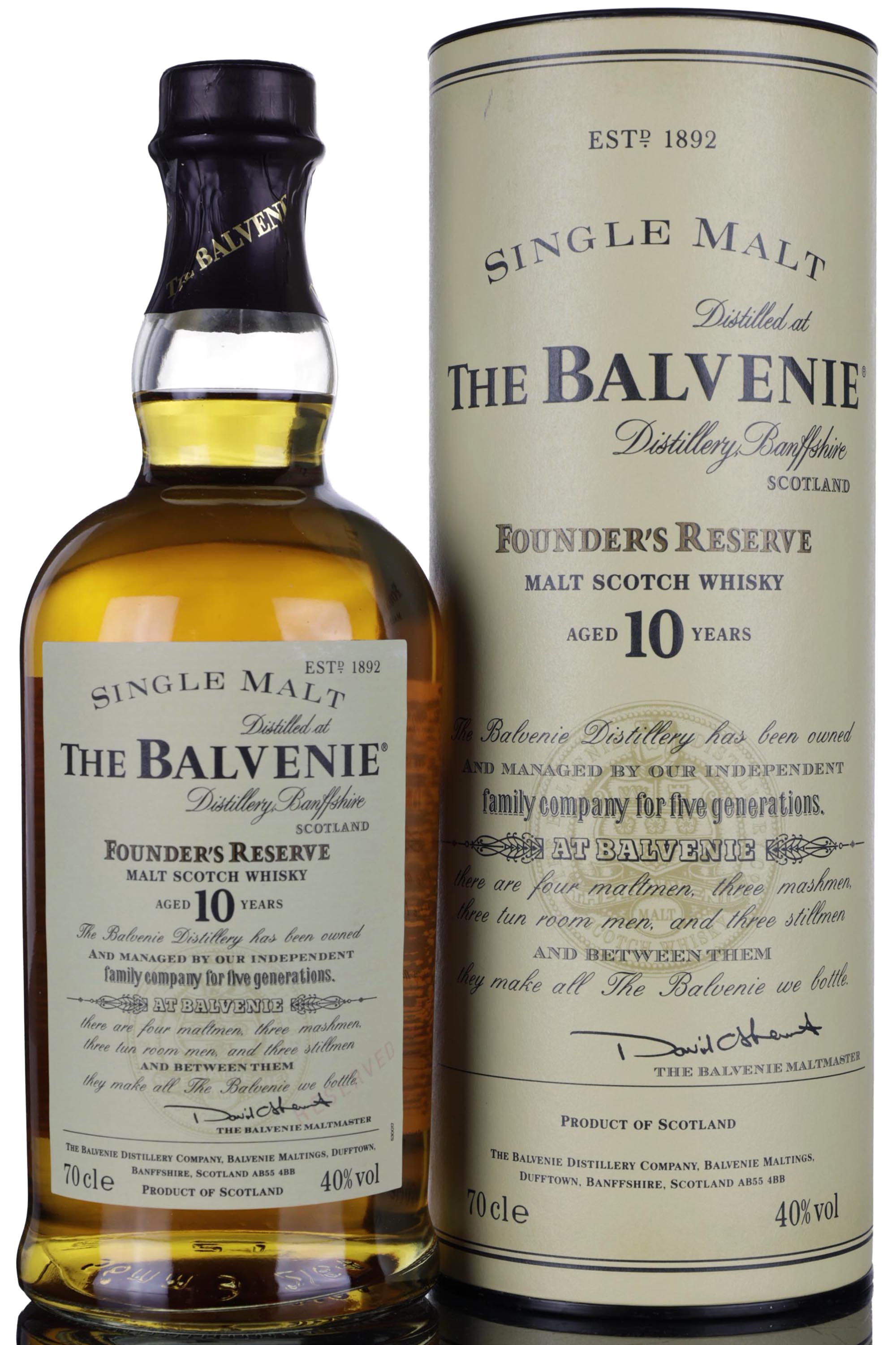 Balvenie 10 Year Old - Founders Reserve - Pre 2009