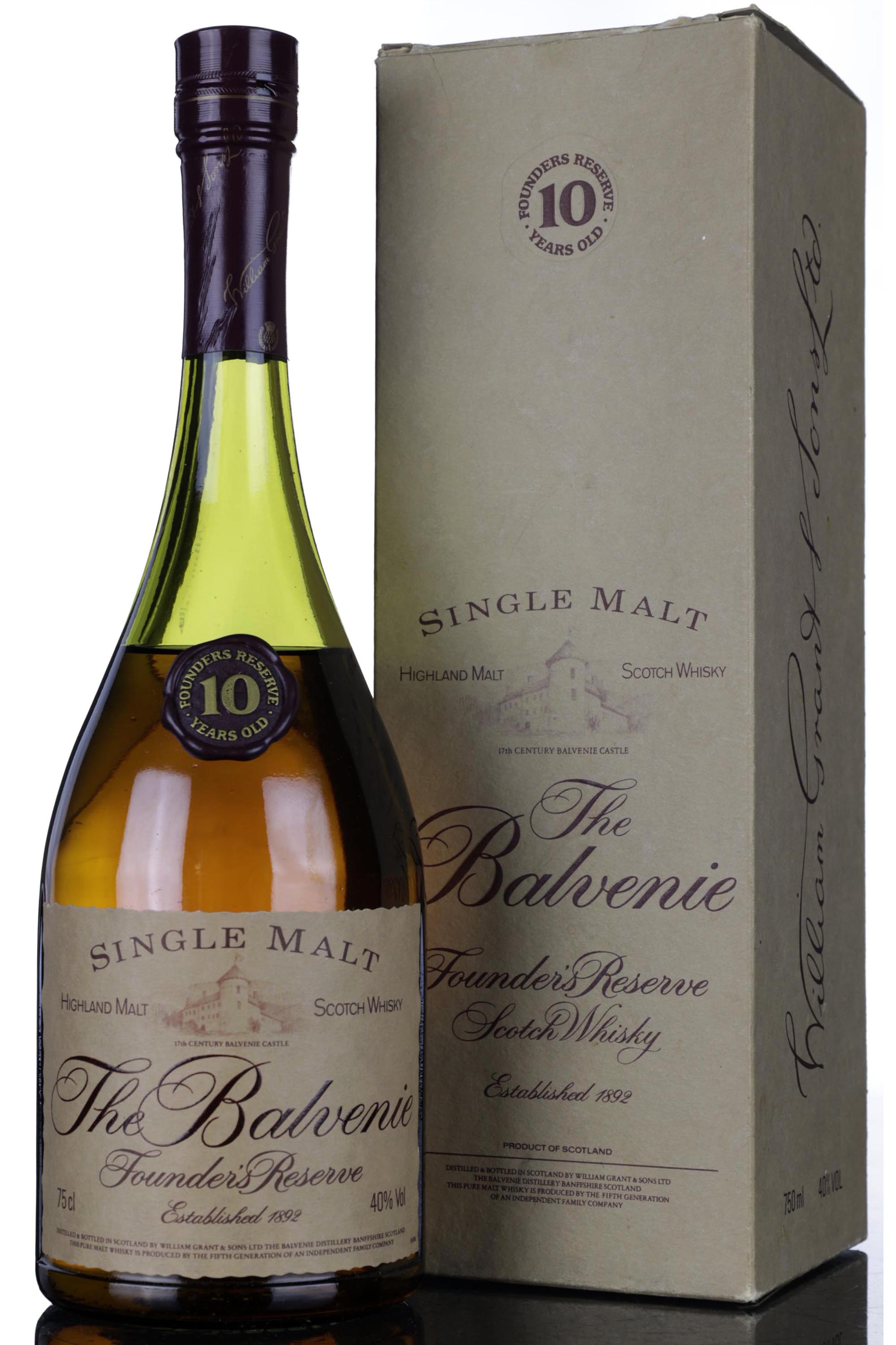 Balvenie 10 Year Old - Founders Reserve - 1980s