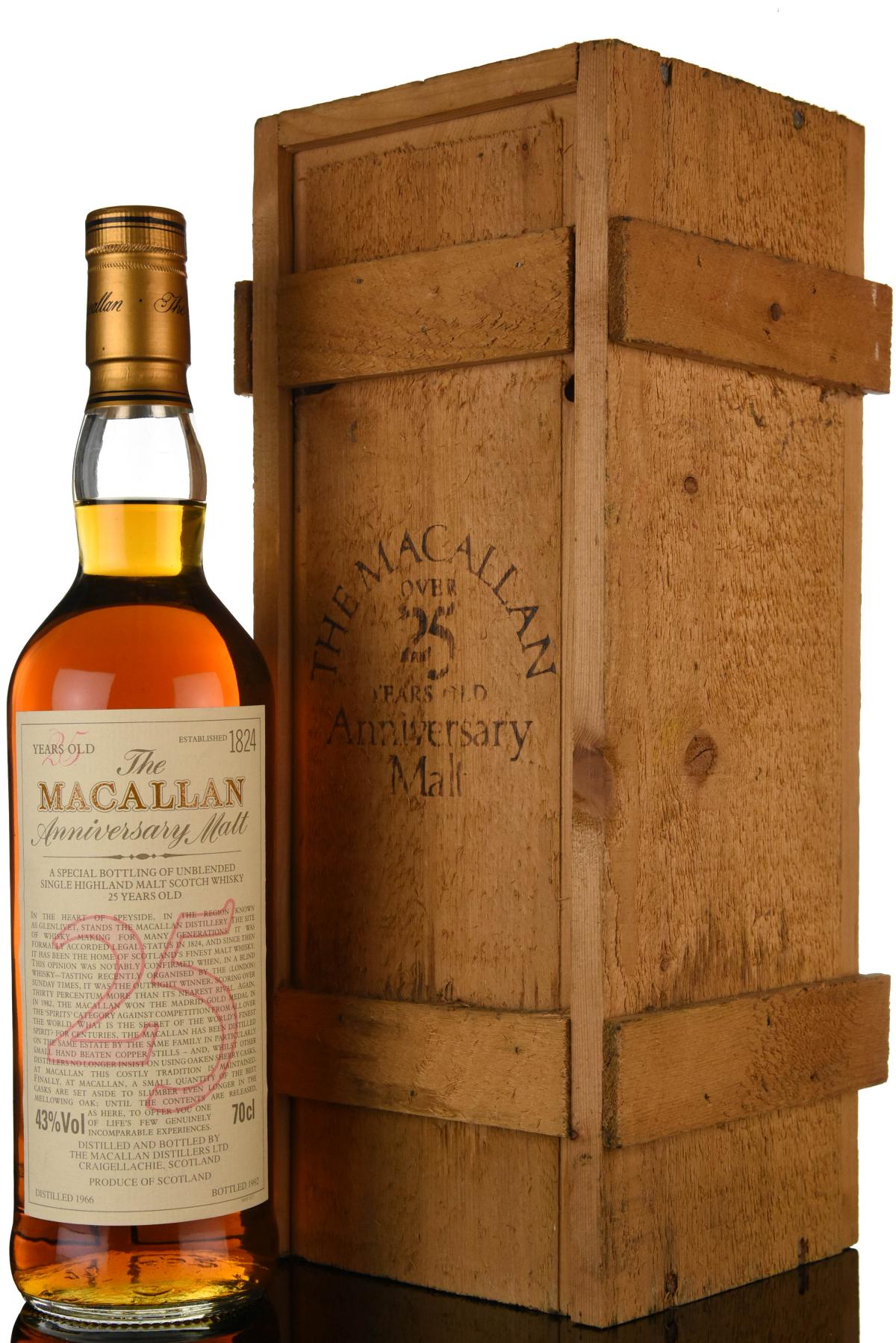 Macallan 1966-1992 - 25 Year Old Anniversary