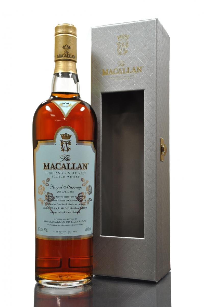 Macallan Royal Marriage Bottled 2011 For William & Kate