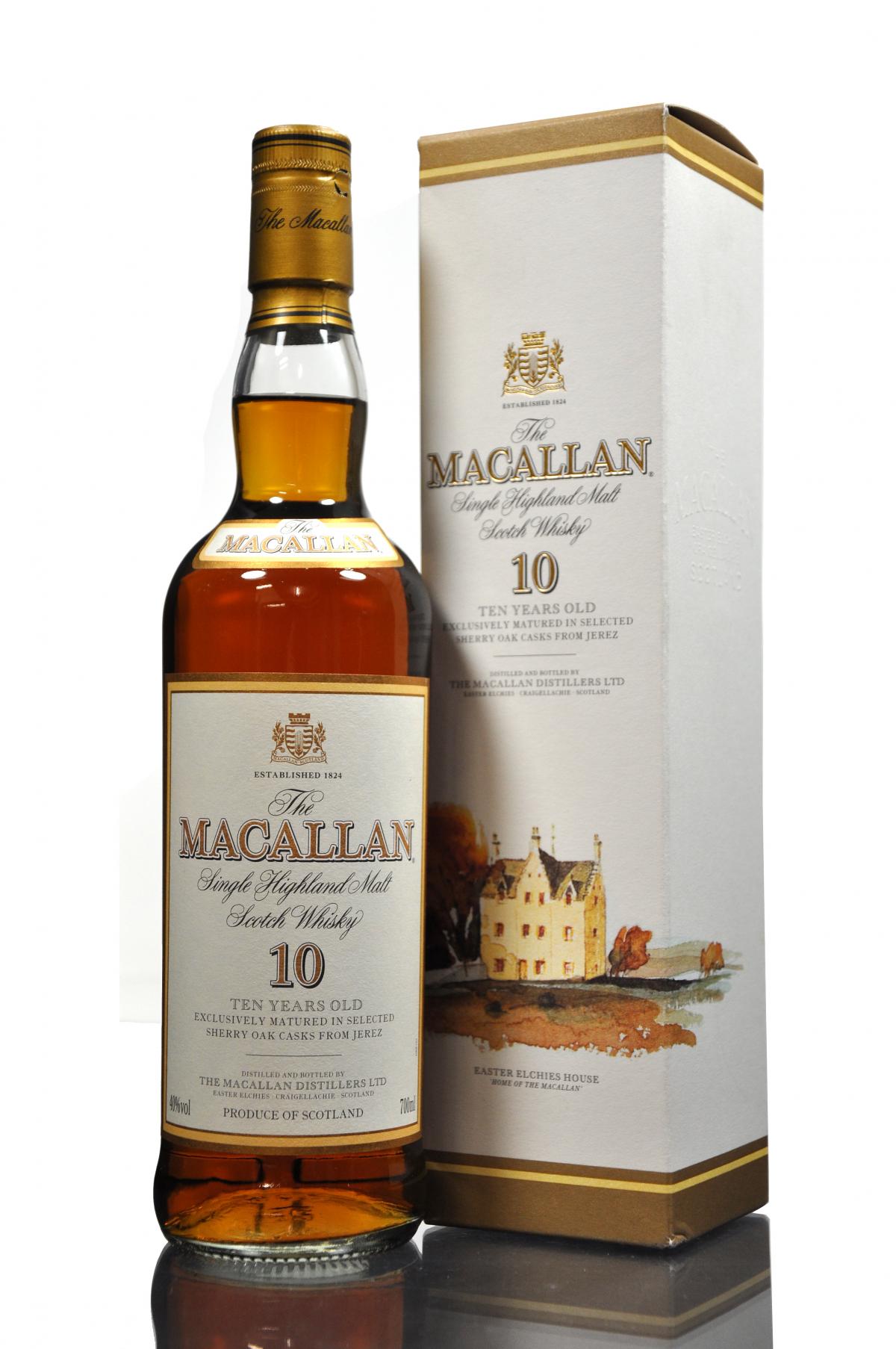 Macallan 10 Year Old - Sherry Casks - Early 2000s