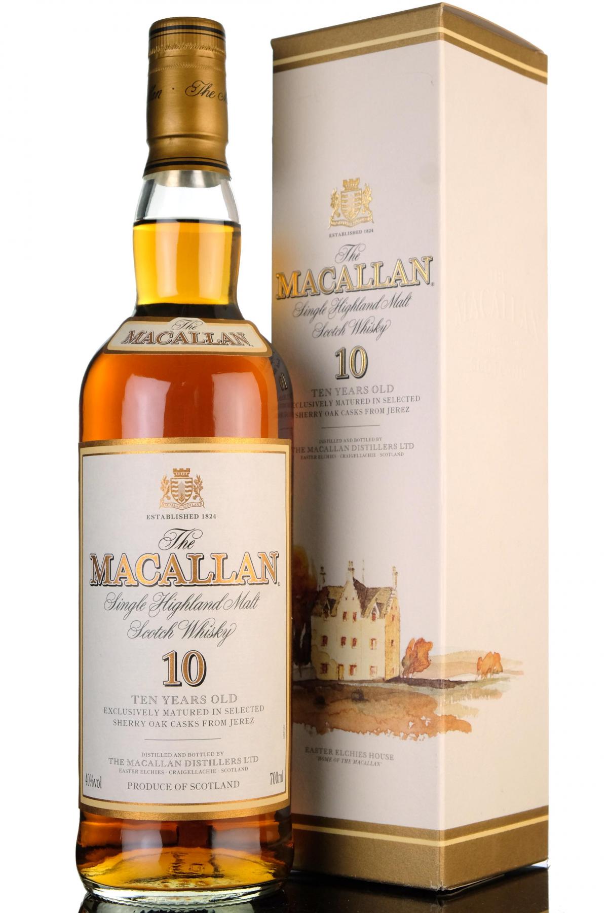 Macallan 10 Year Old - Sherry Casks - Early 2000s