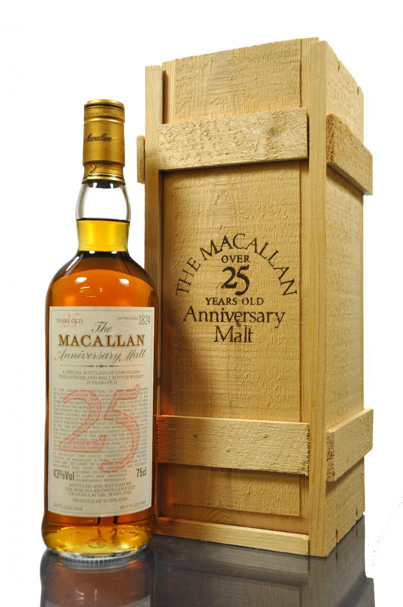 Macallan 1964-1989 - 25 Year Old - Anniversary Malt