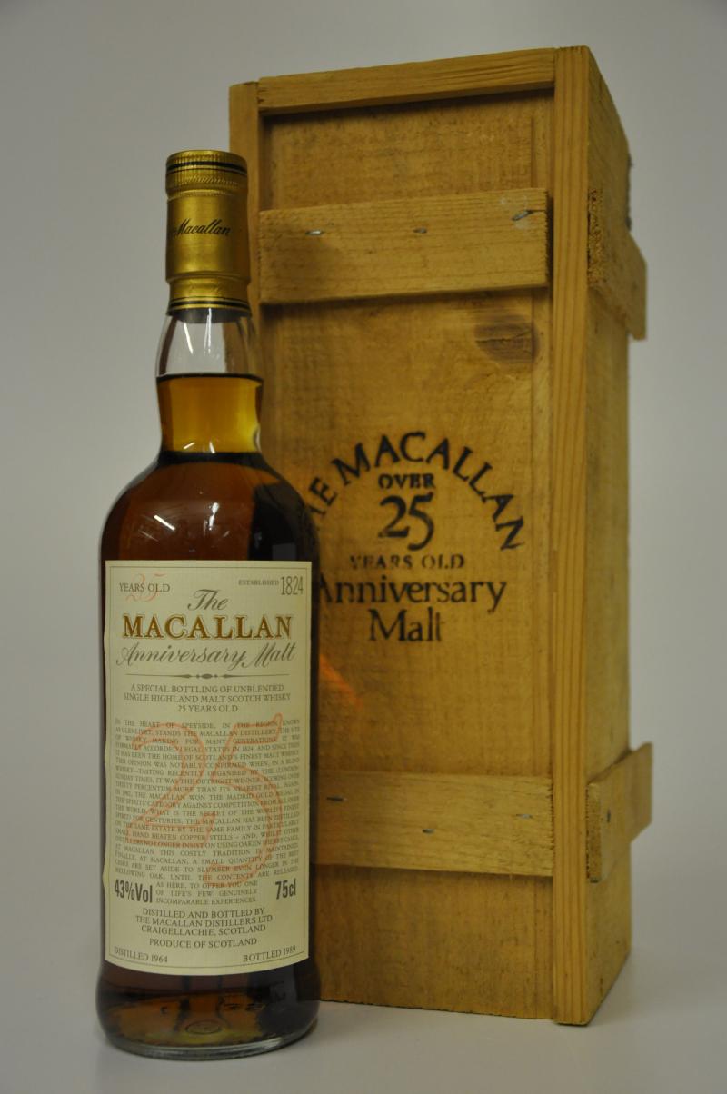 Macallan 1964-1989 - 25 Year Old - Anniversary Malt