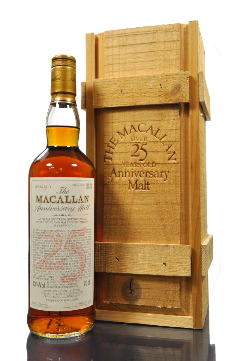 Macallan 1974-1999 - 25 Year Old - Anniversary Malt