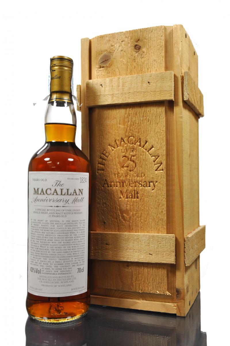 Macallan 1975-2000 - 25 Year Old Anniversary Malt