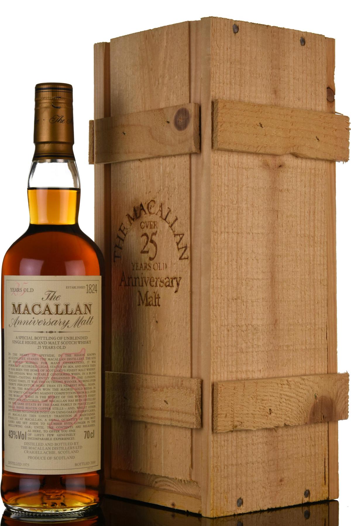 Macallan 1975-2000 - 25 Year Old Anniversary Malt