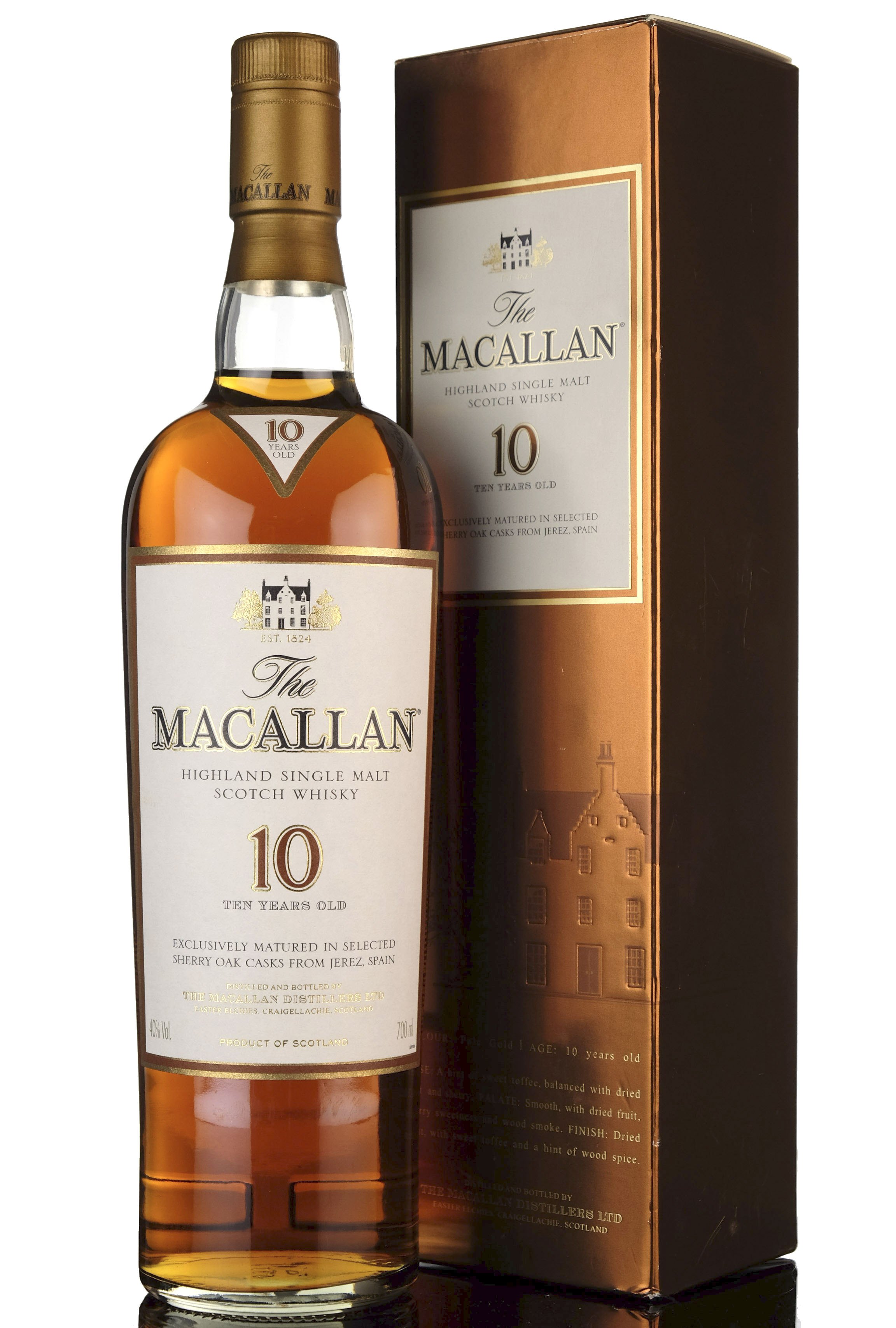 Macallan 10 Year Old - Sherry Casks - Mid 2000s