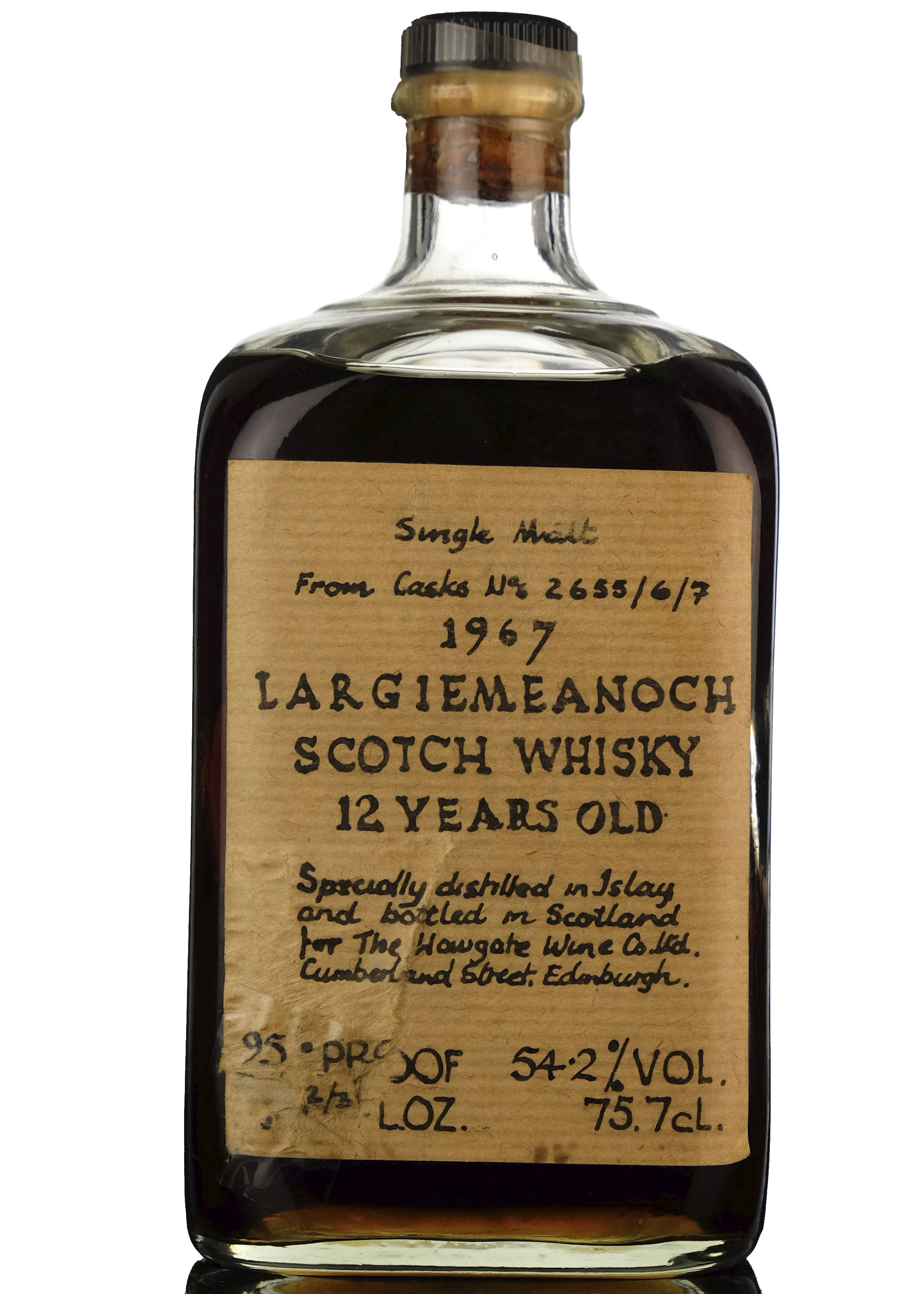 Bowmore Largiemeanoch 1967 - Cask 2655/6/7