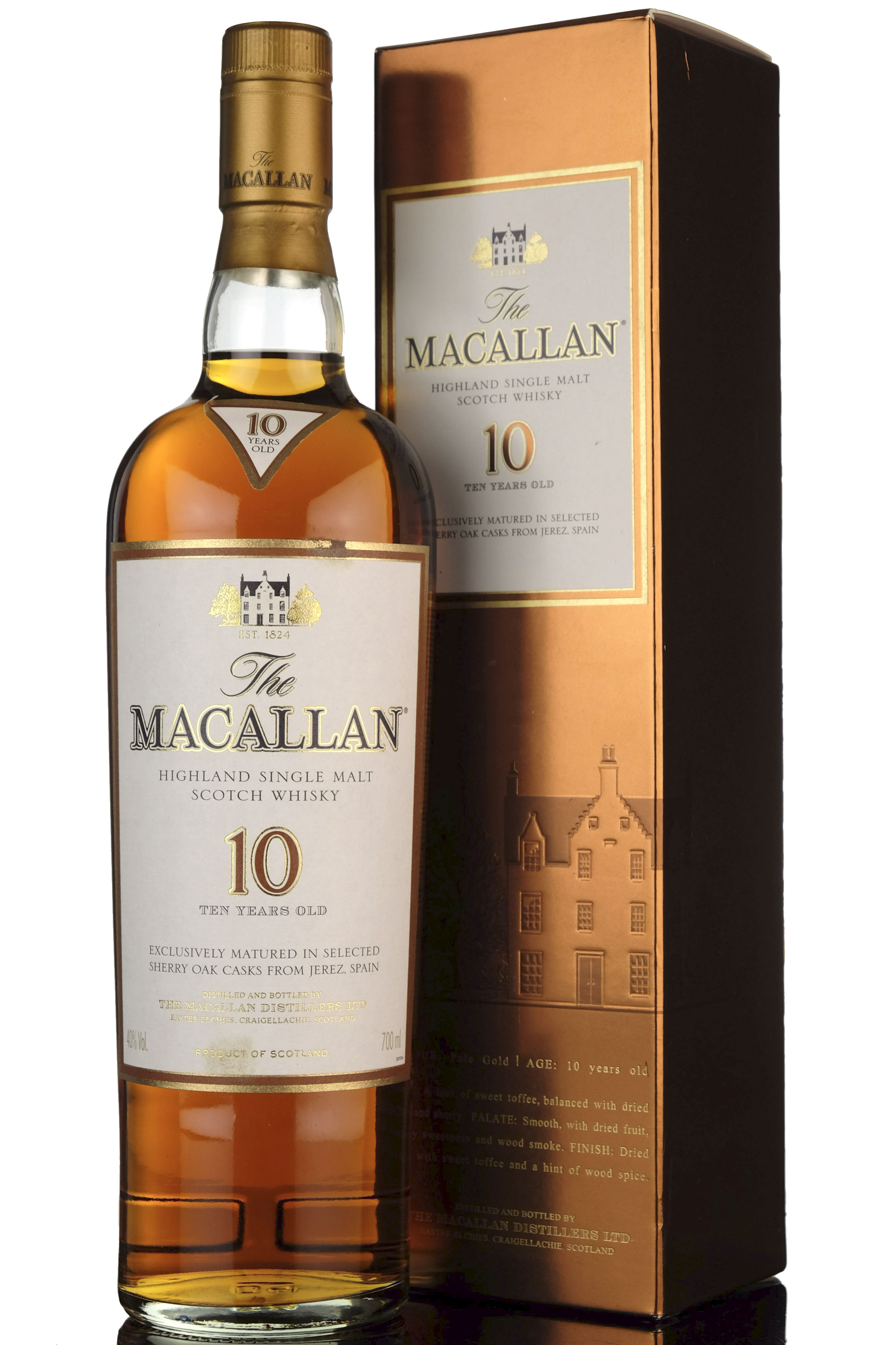 Macallan 10 Year Old - Sherry Casks - Mid 2000s