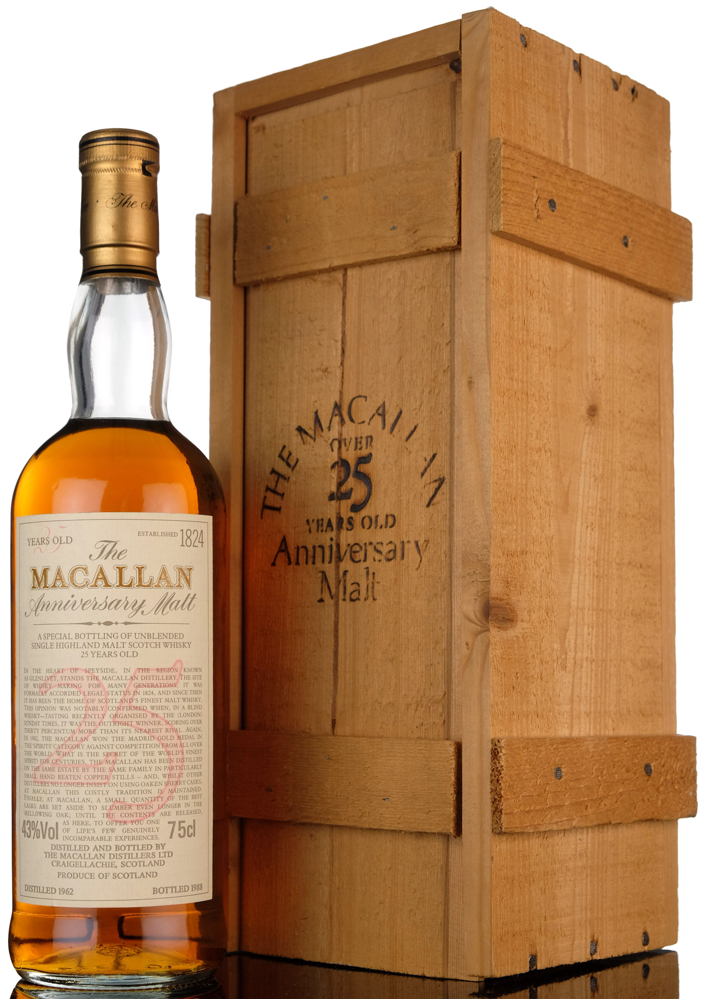 Macallan 1962-1988 - 25 Year Old Anniversary Malt