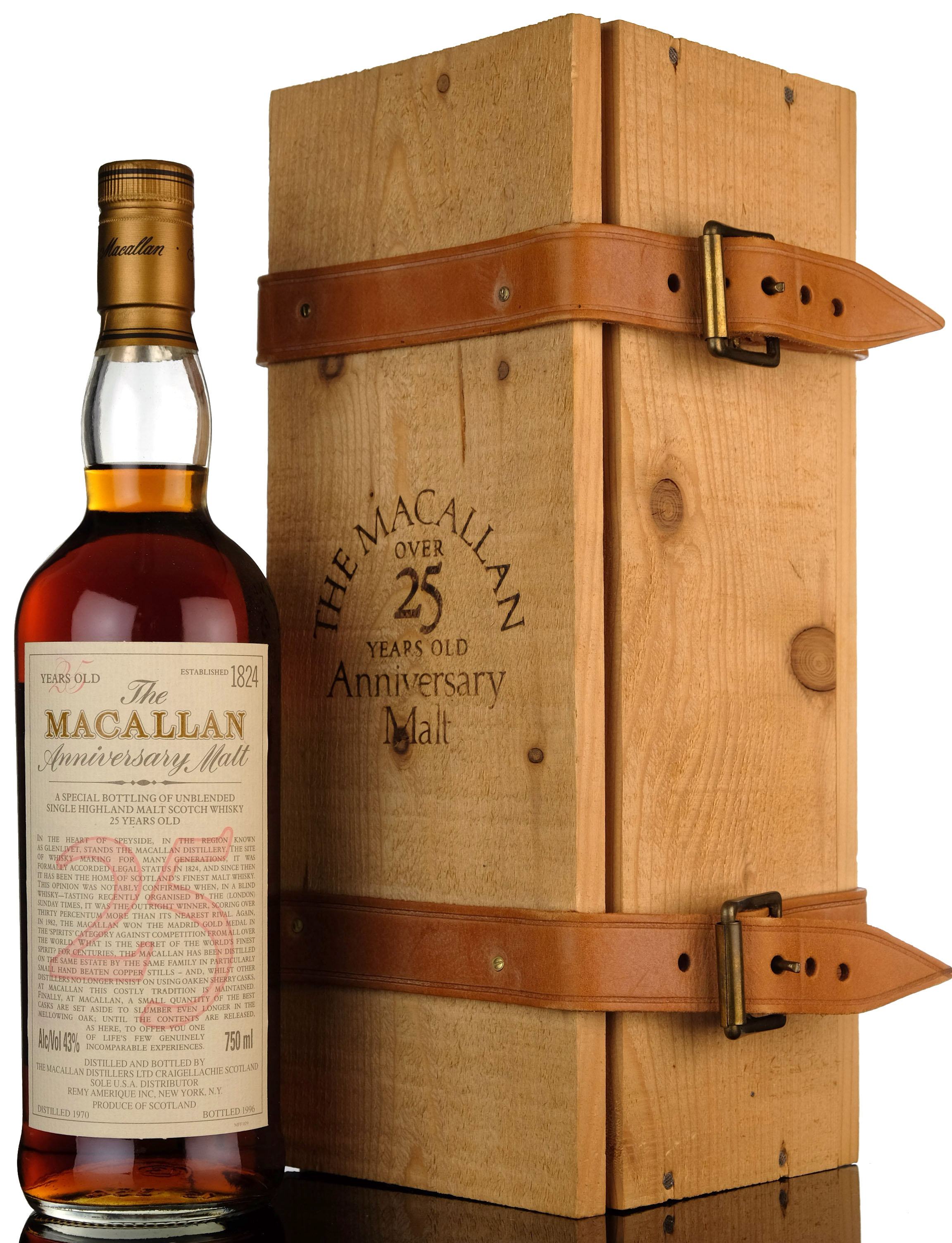 Macallan 1970-1996 - 25 Year Old Anniversary Malt