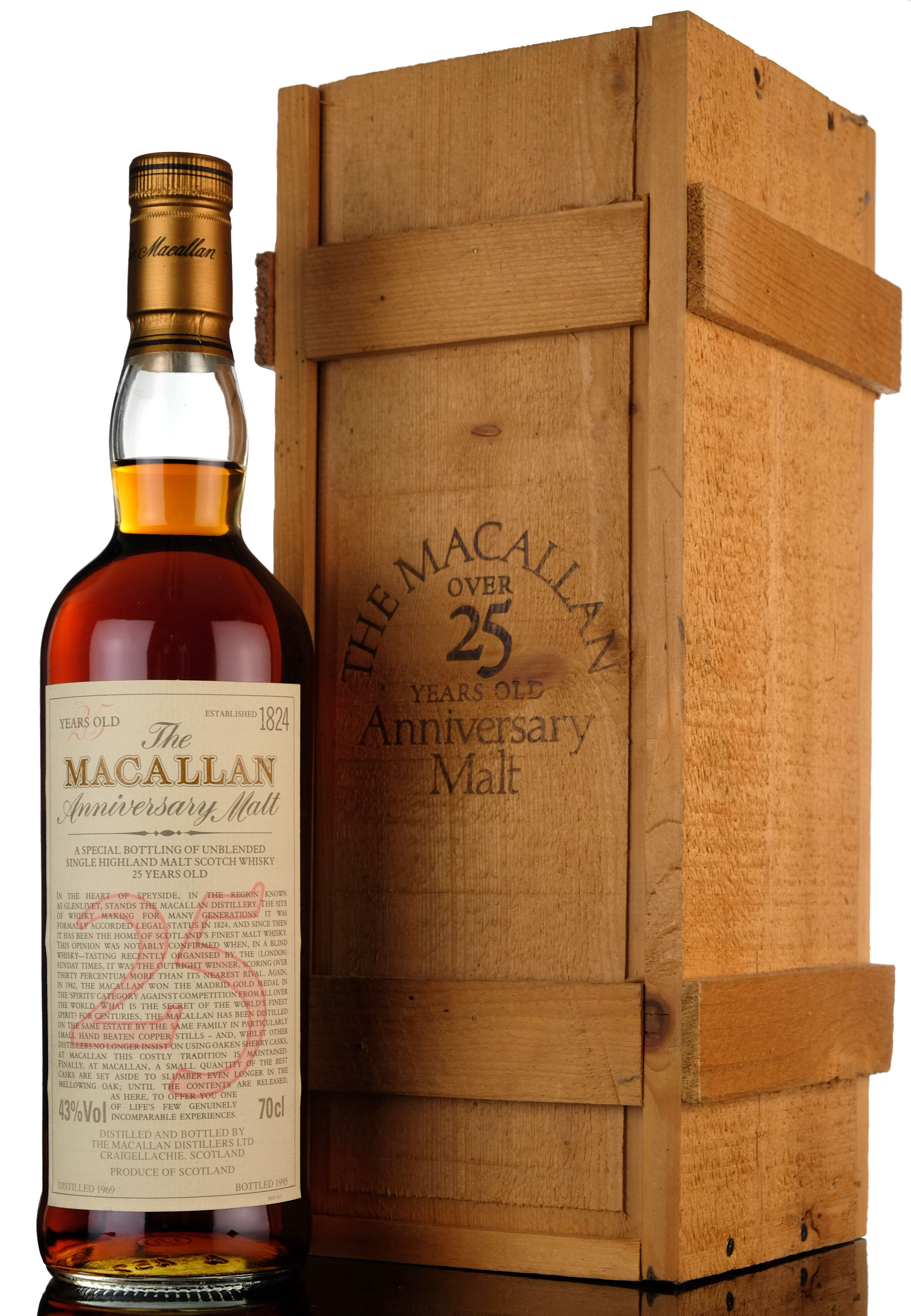 Macallan 1969-1995 - 25 Year Old Anniversary Malt