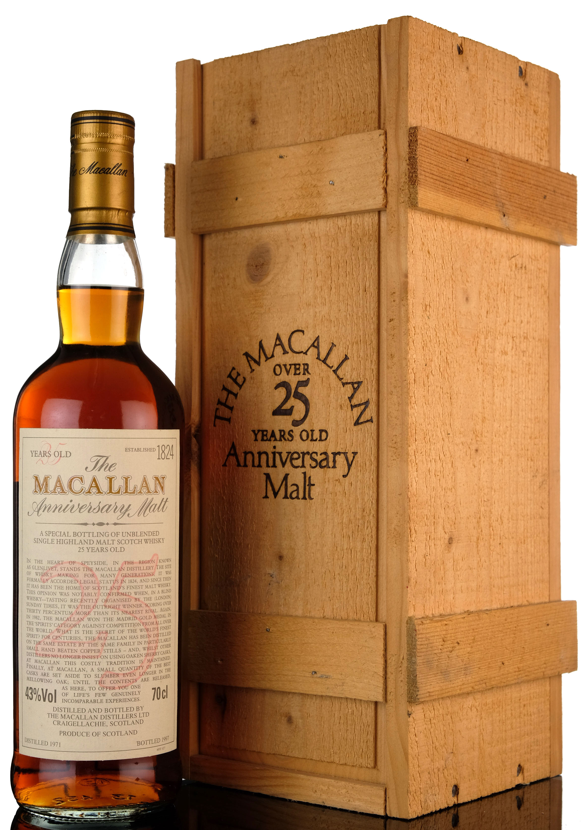 Macallan 1971-1997 - 25 Year Old Anniversary Malt