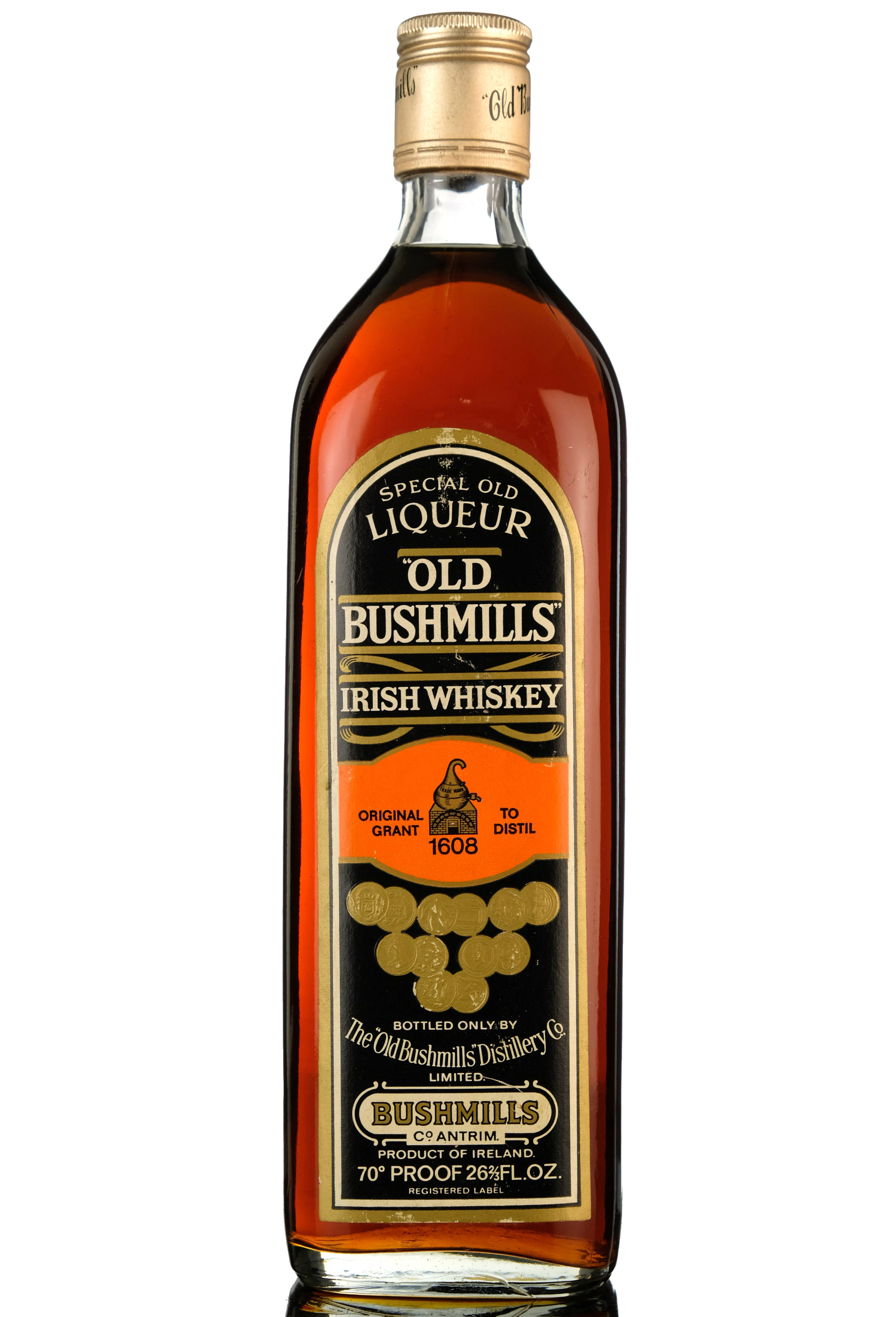 Bushmills Irish Whiskey - Special Old Liqueur - 1970s