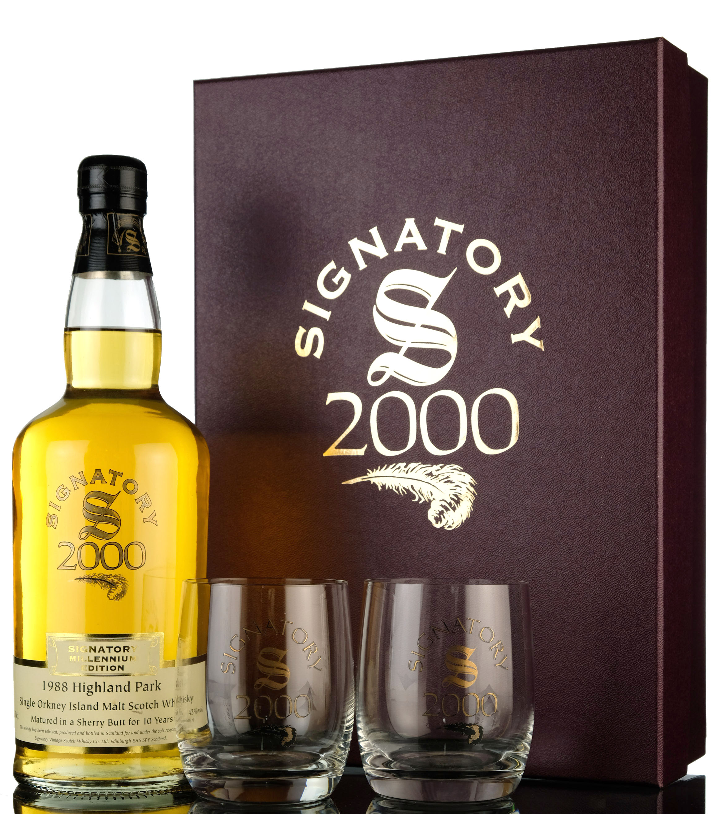 Highland Park 1988-2000 - 10 Year Old - Signatory Vintage Millennium Edition - Presentatio