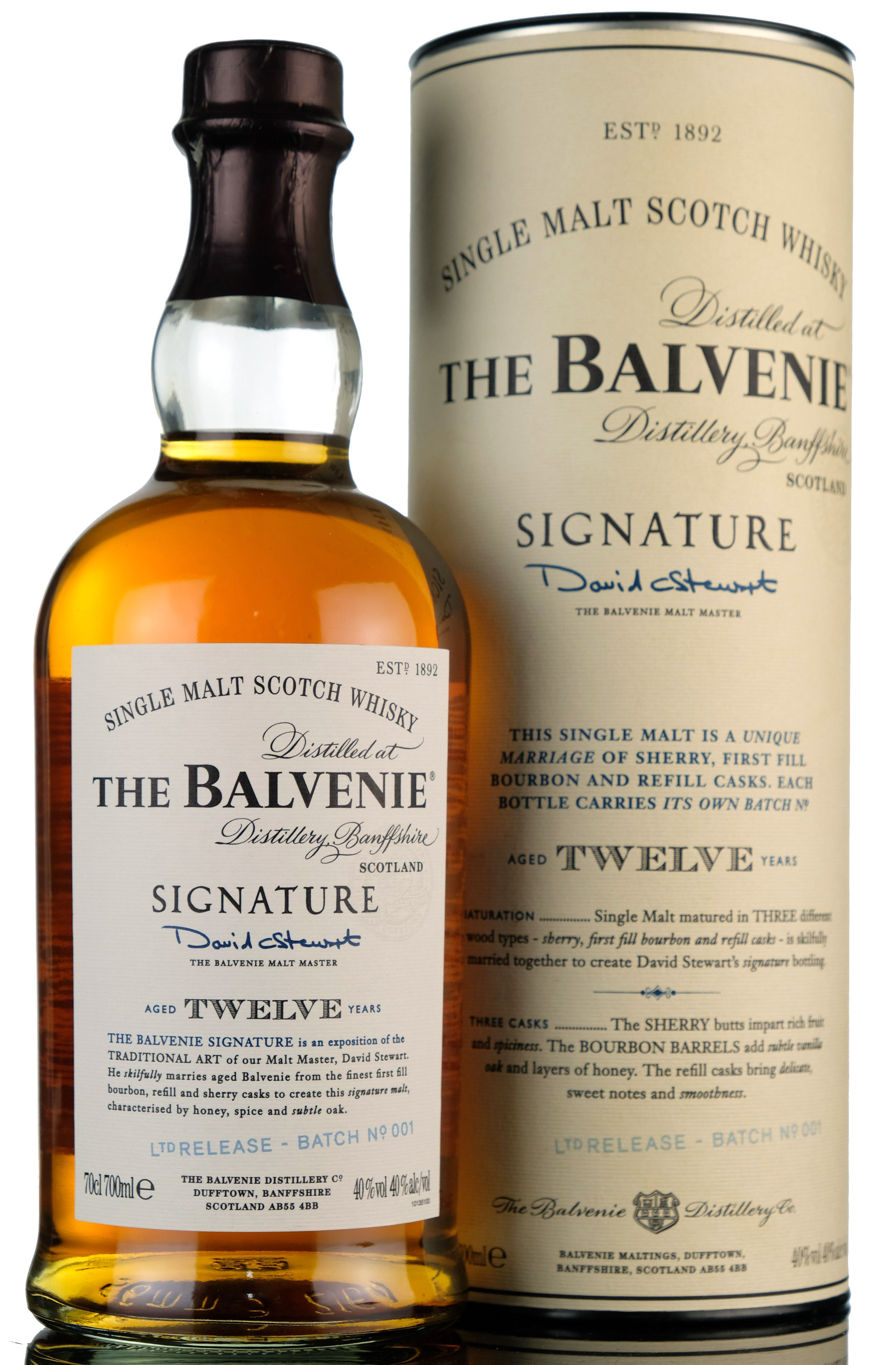 Balvenie 12 Year Old - Signature - Batch 1 - 2007 Release