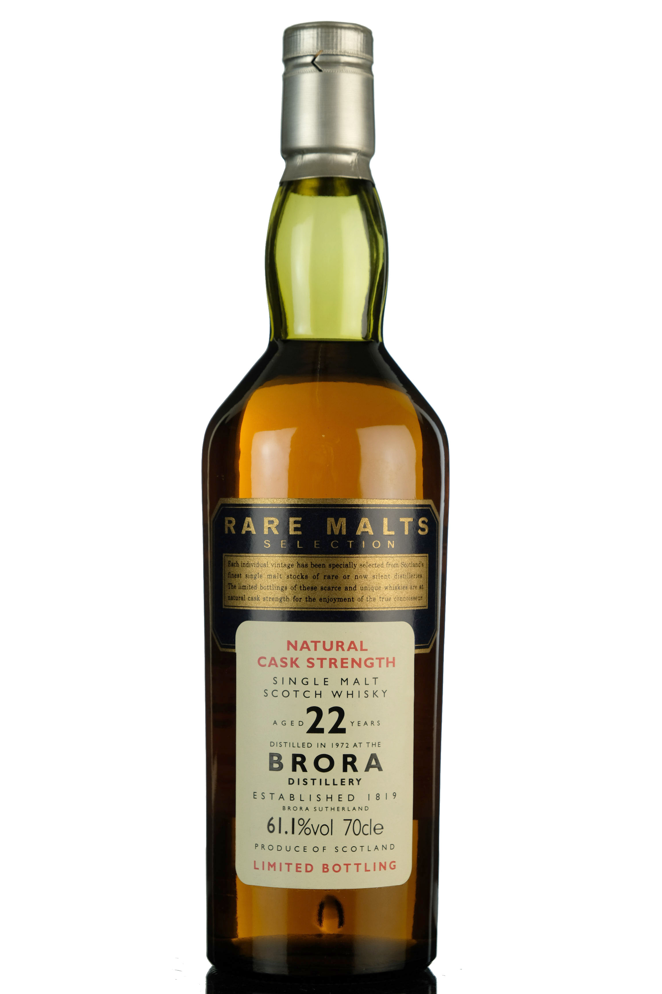 Brora 1972 - 22 Year Old - Rare Malts 61.1%