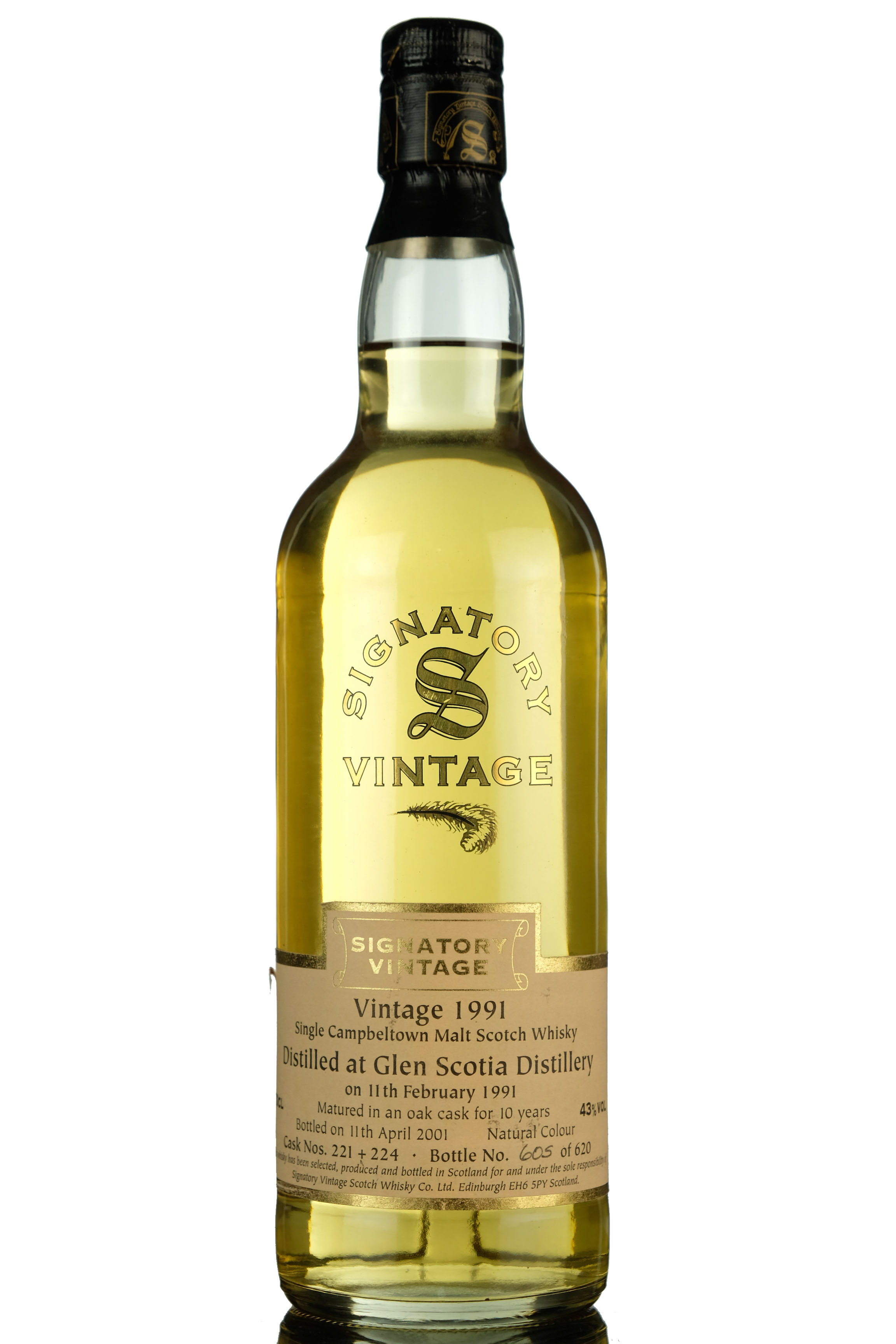 Glen Scotia 1991 - 2001 10 Signatory Vintage