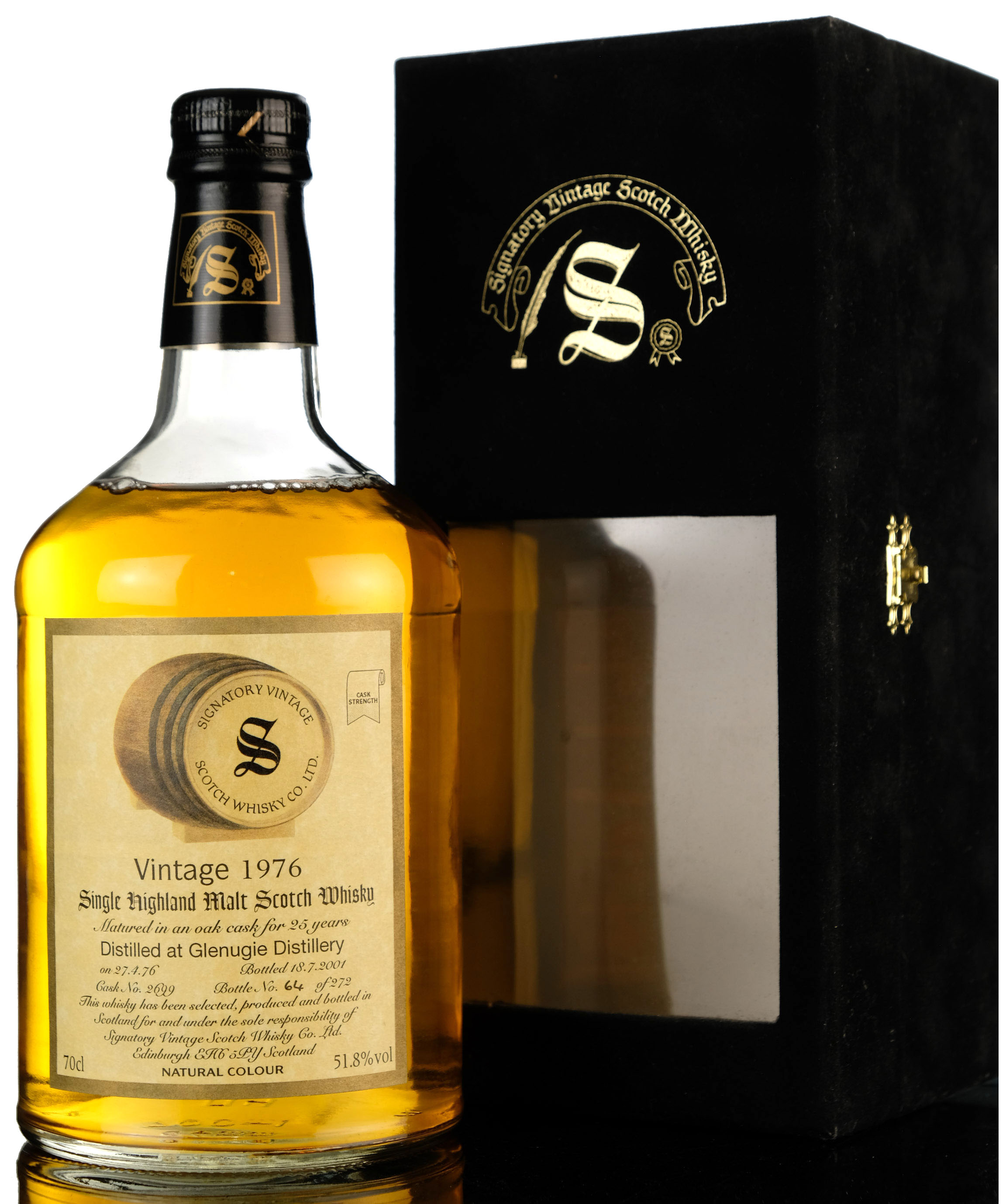 Glenugie 1976-2001 - 25 Year Old - Signatory Vintage - Single Cask 2699