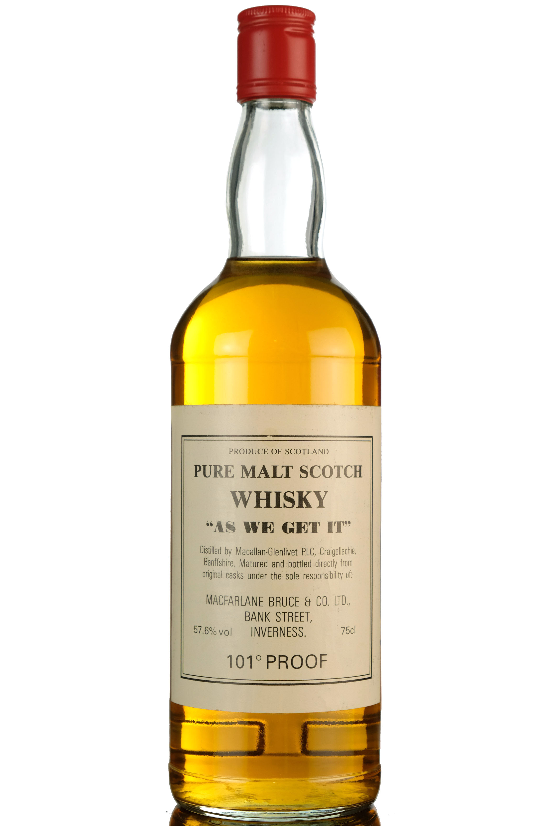 Macallanglenlivet As We Get It 101 Proof 1980s