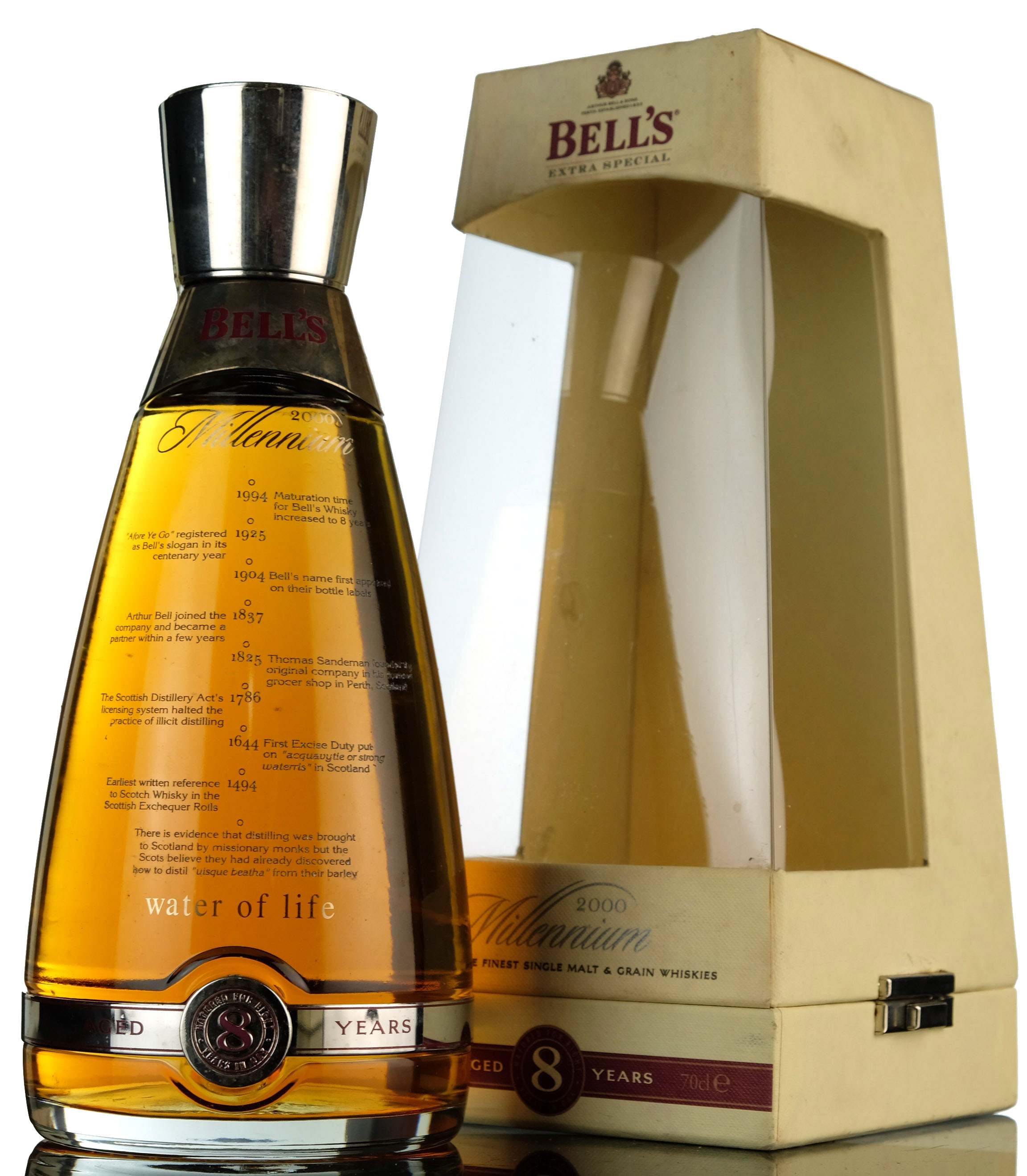 Bells 8 Year Old Extra Special - Millennium 2000 Decanter