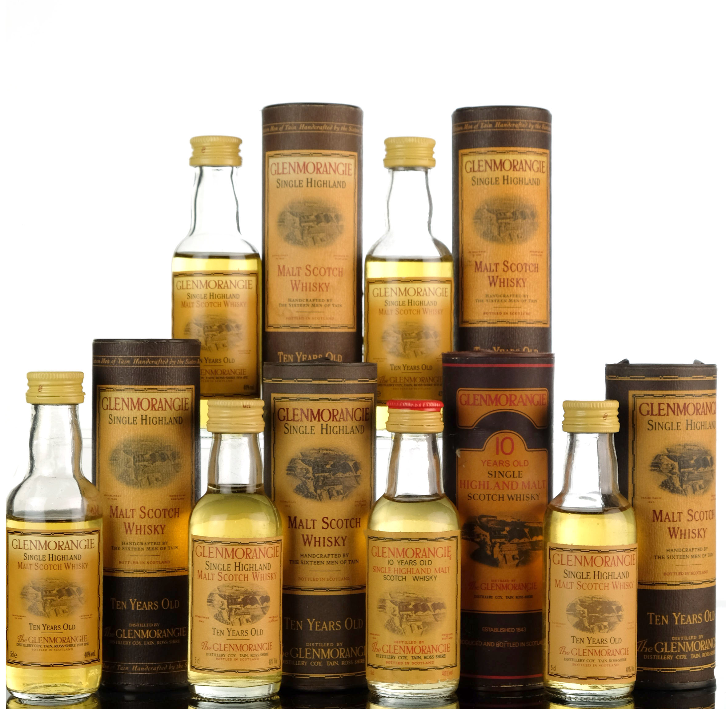 6 x Glenmorangie 10 Year Old - Miniatures