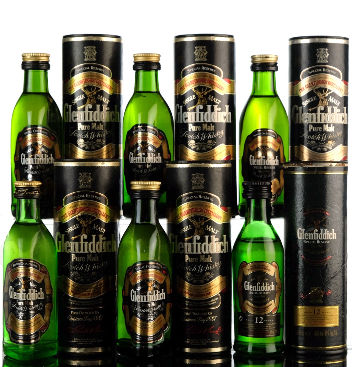 6 x Glenfiddich Pure Malt - Miniatures