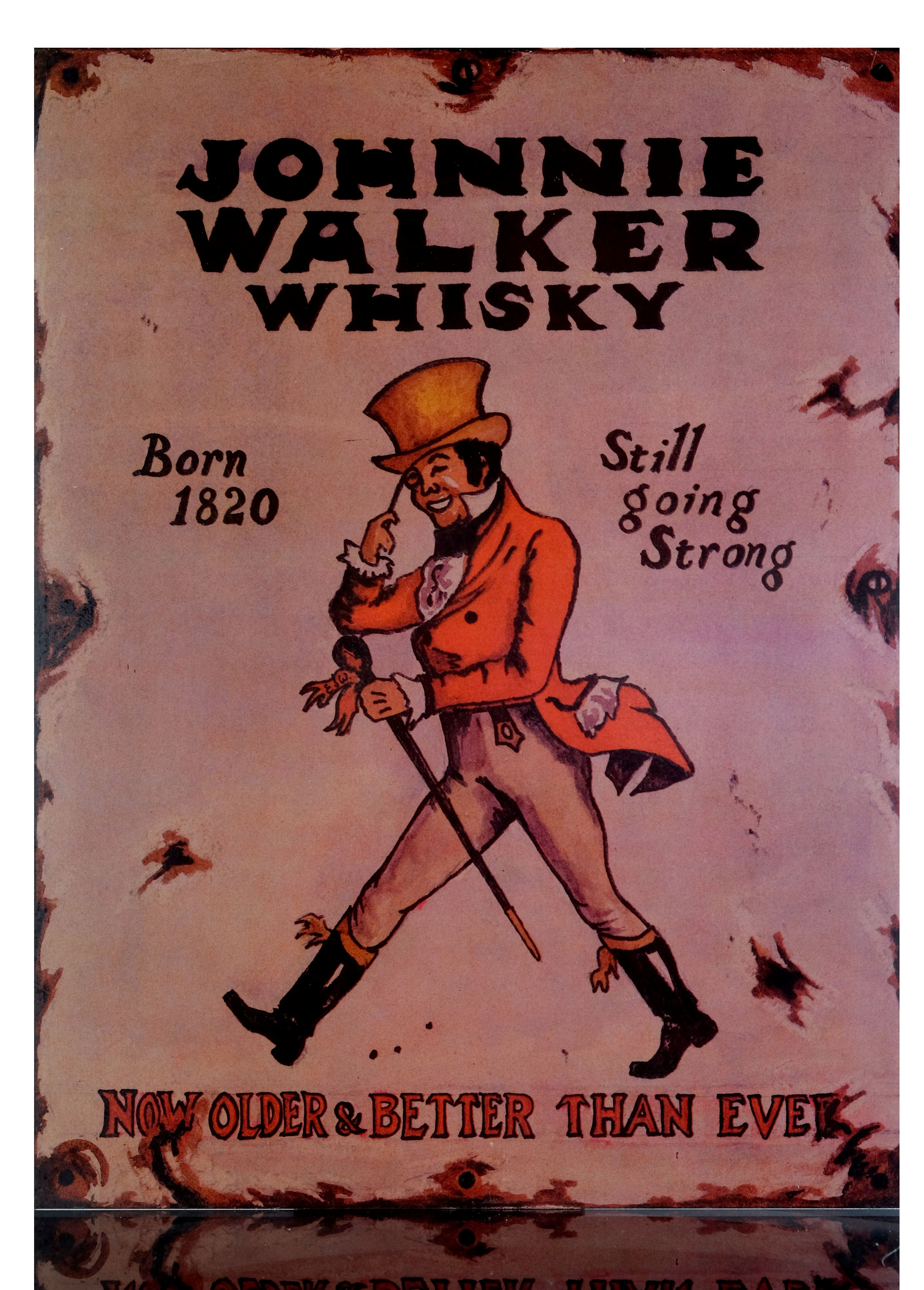 Johnnie Walker Plaque