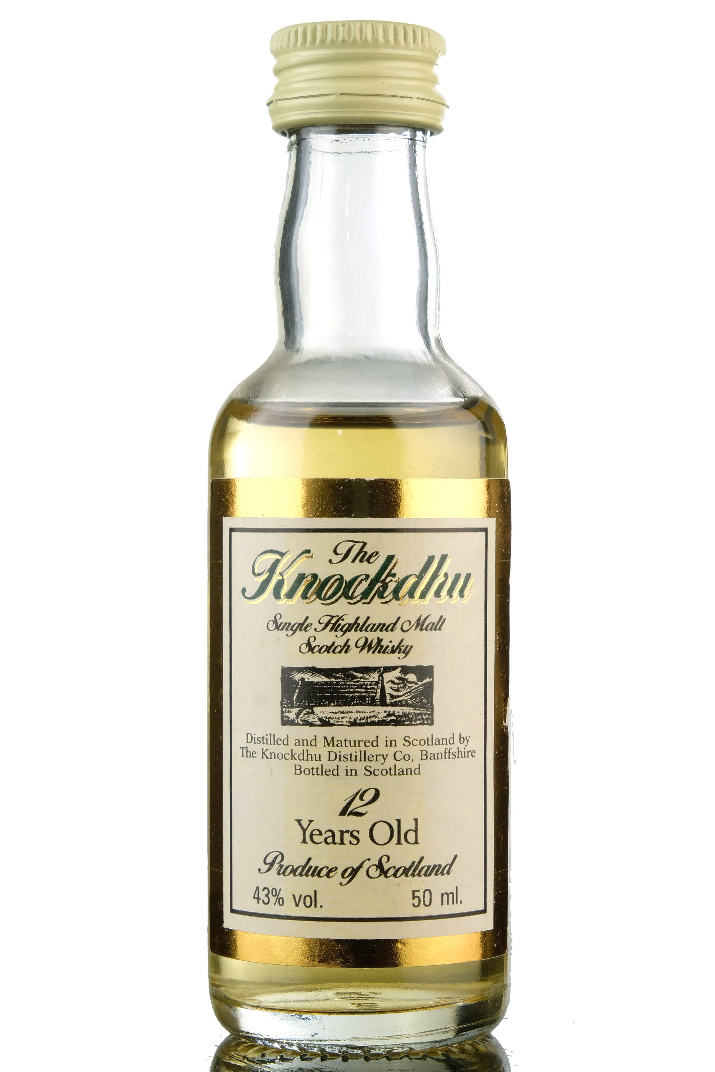 Knockdhu 12 Year Old Miniature
