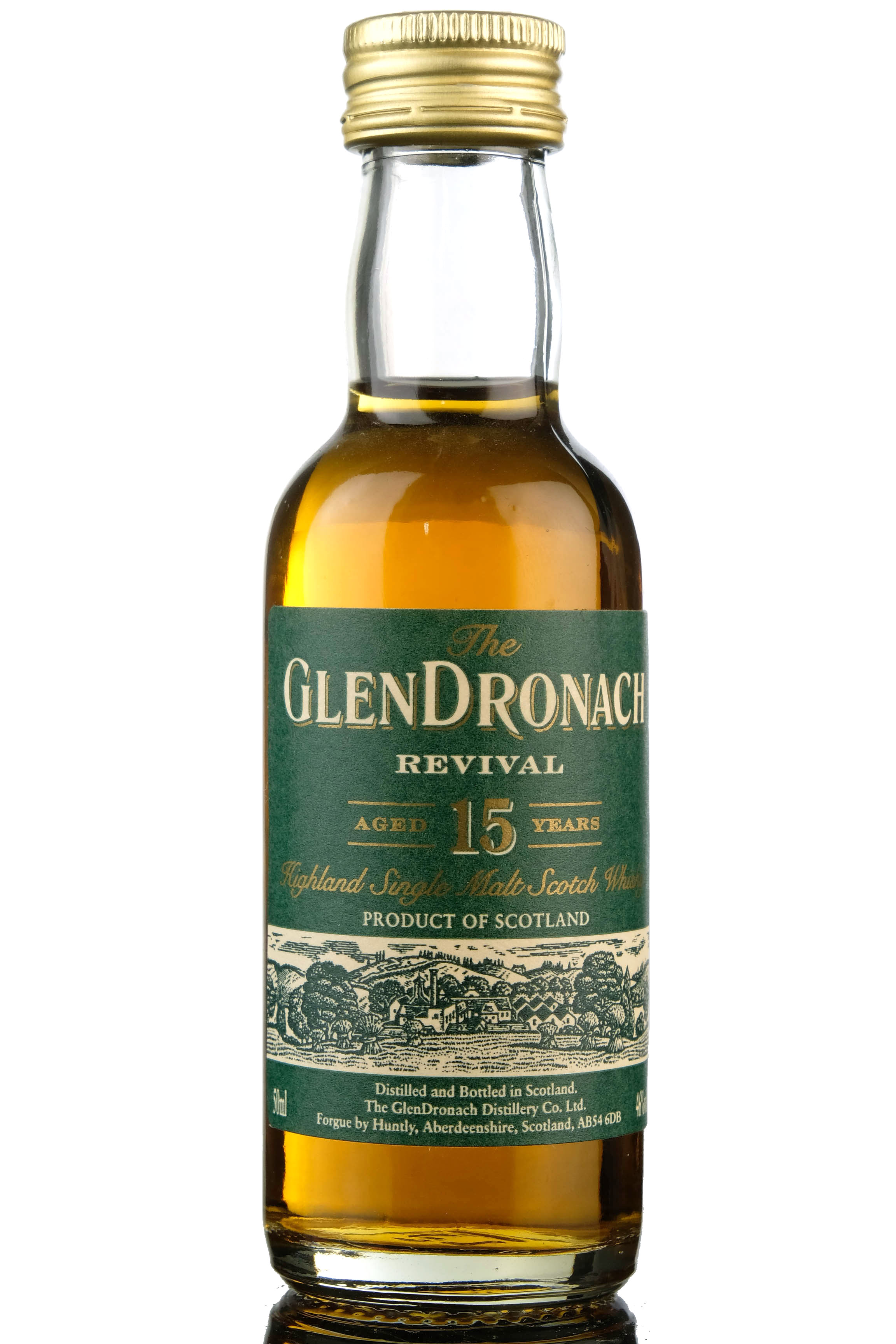 Glendronach 15 Year Old - Revival Miniature