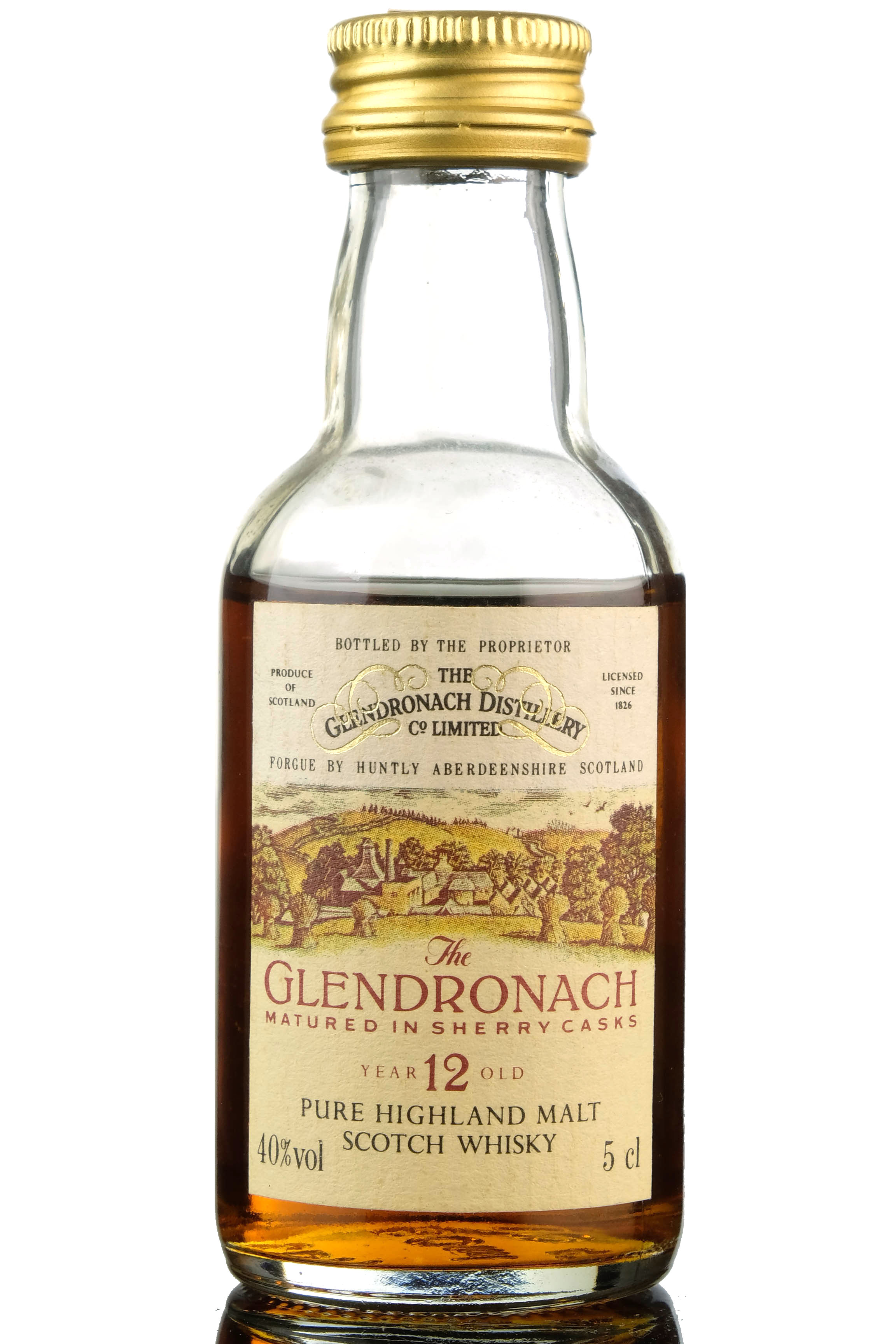 Glendronach 12 Year Old Miniature