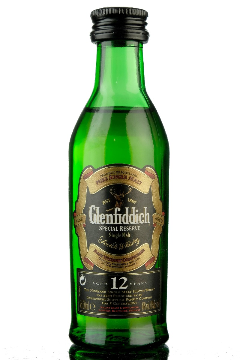 Glenfiddich 12 Year Old Special Reserve Miniature