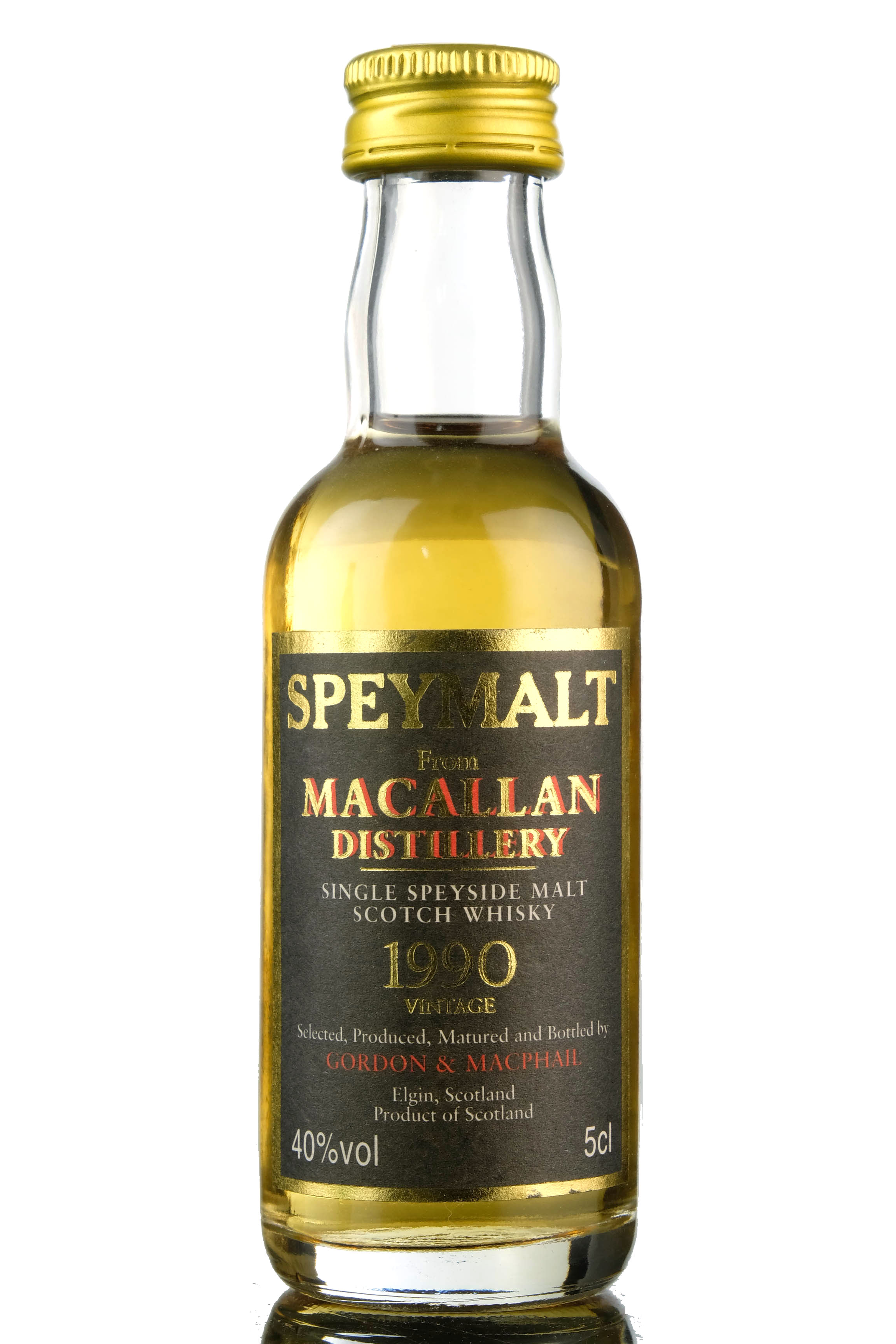 Macallan 1990 Speymalt - Gordon & MacPhail Miniature