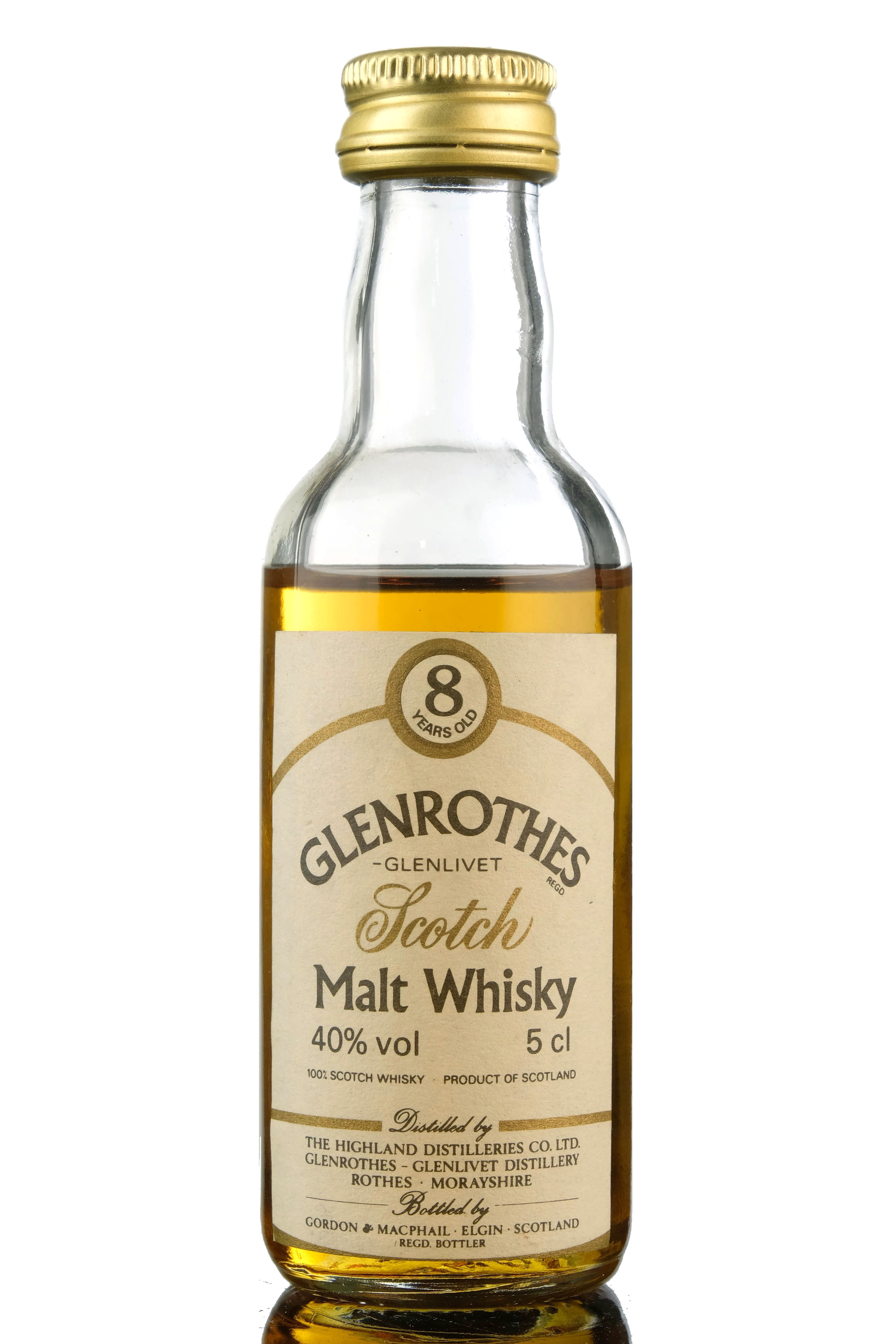 Glenrothes 8 Year Old - Gordon & MacPhail Miniature
