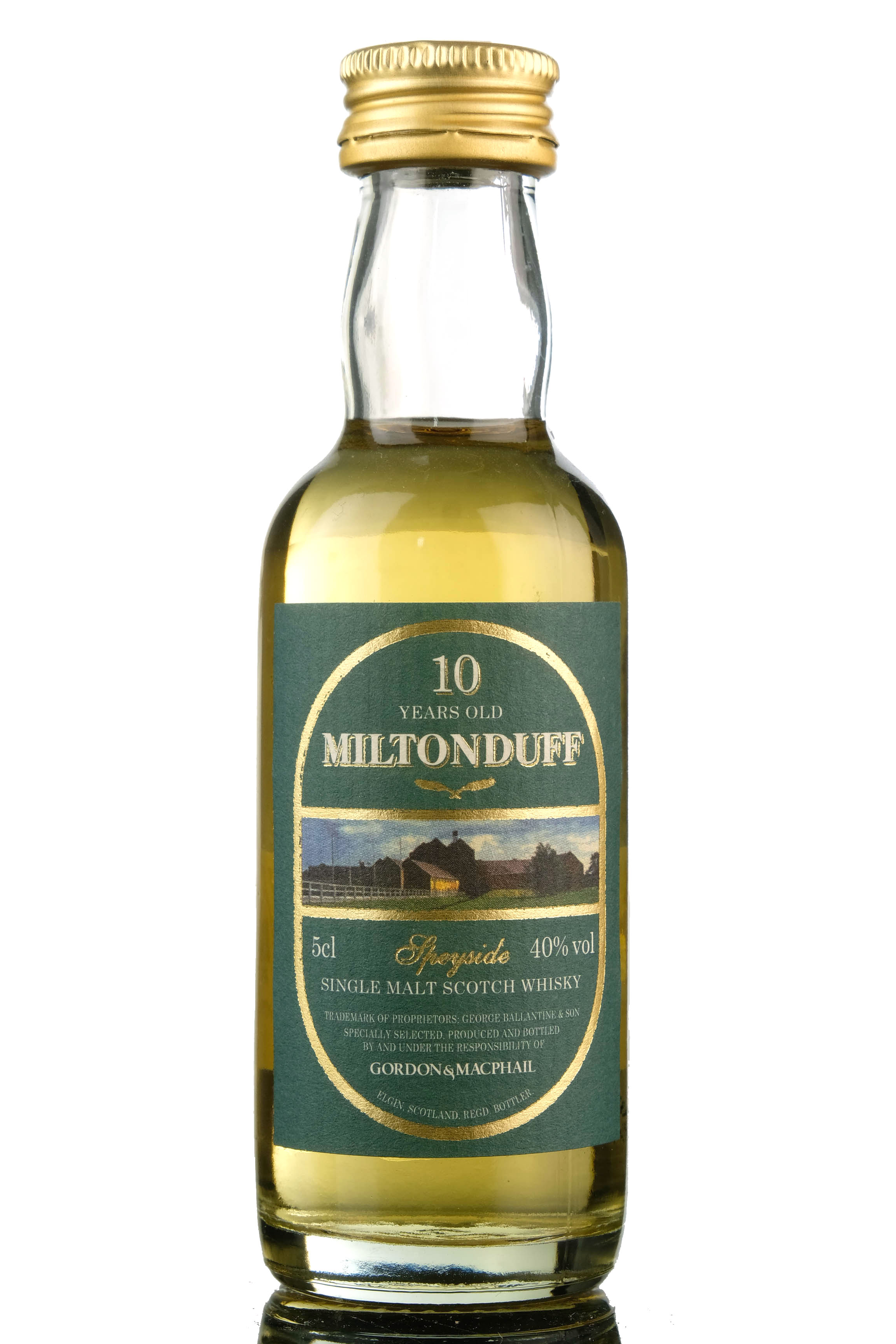 Miltonduff 10 Year Old - Gordon & MacPhail Miniature