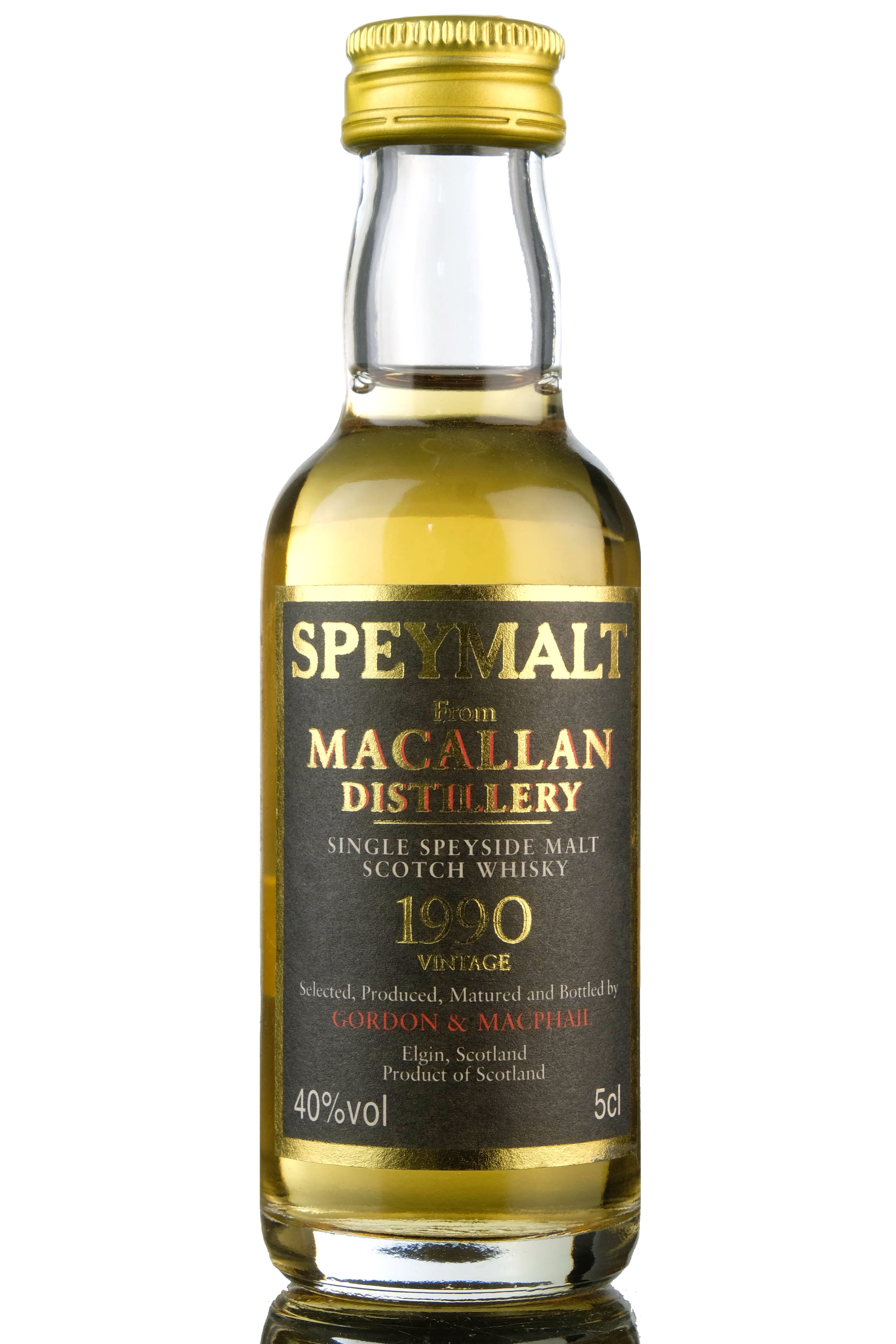 Macallan 1990 Speymalt - Gordon & MacPhail Miniature