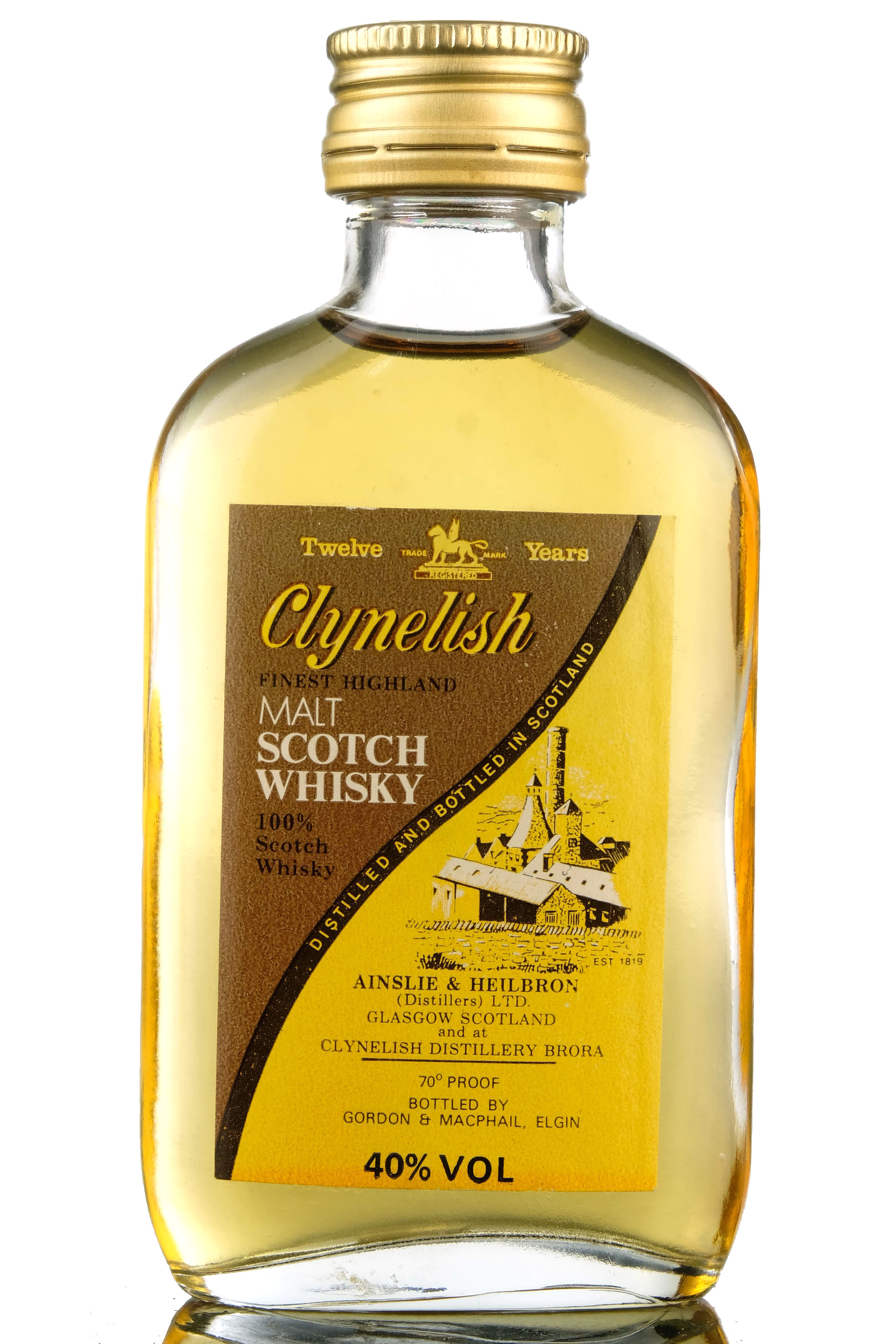 Clynelish 12 Year Old - Gordon & MacPhail - 70 Proof - Miniature