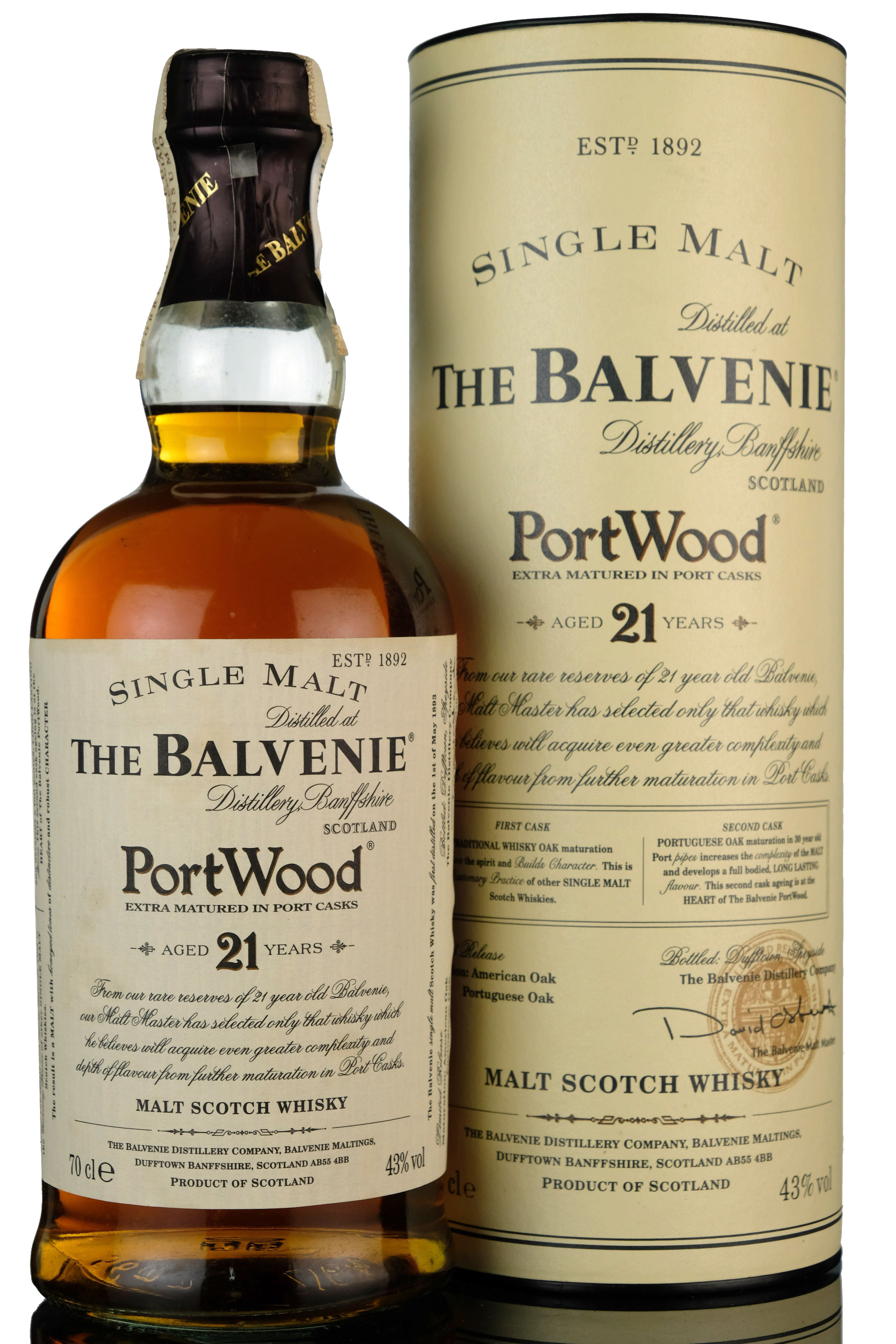 Balvenie 21 Year Old - PortWood - Pre 2009
