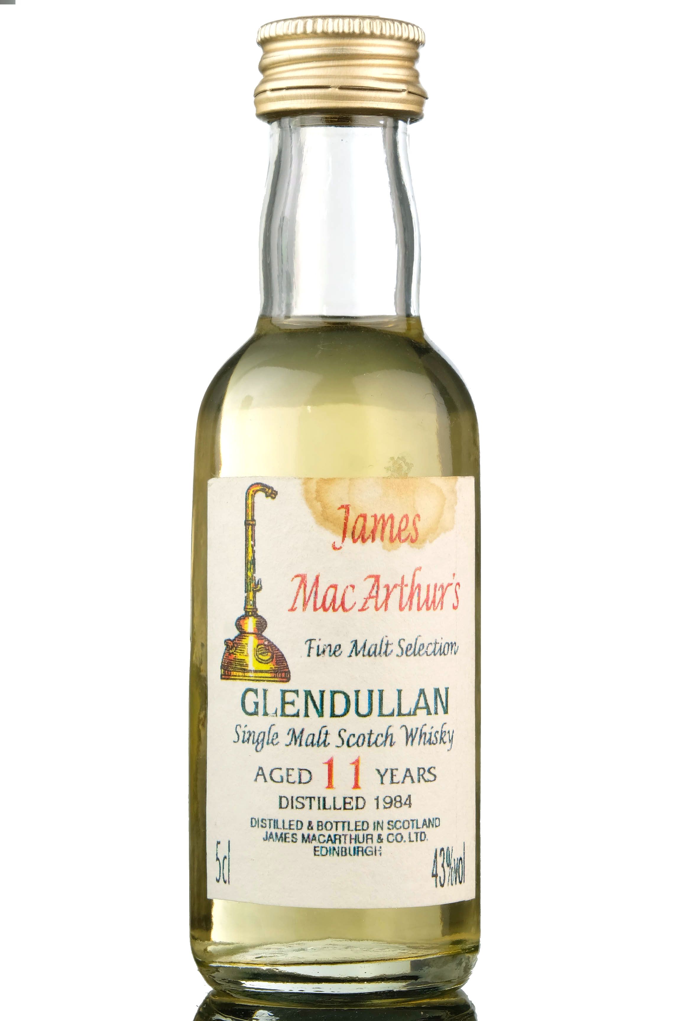 Glendullan 1984 - 11 Year Old - James MacArthur - Fine Malt Selection Miniature
