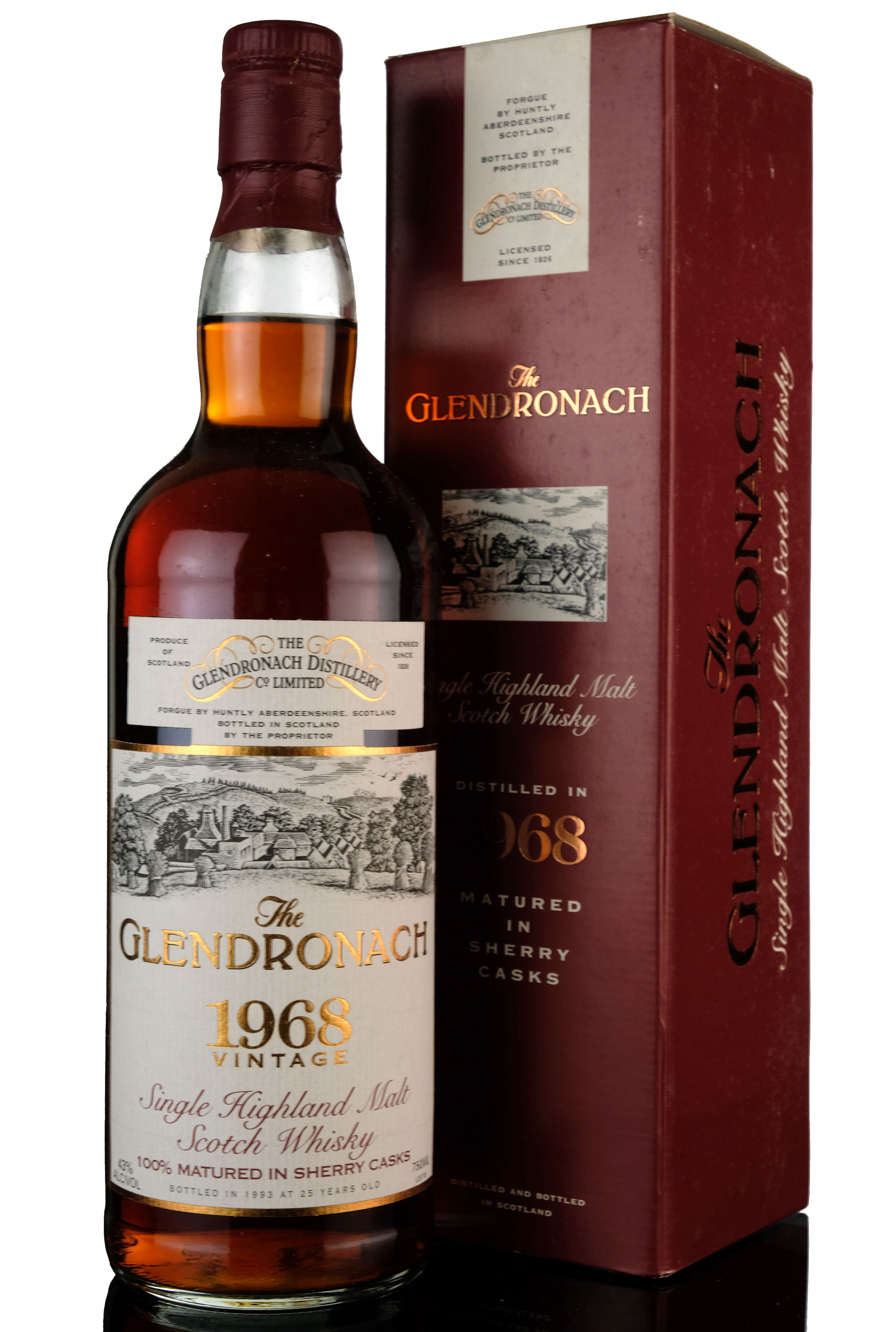 Glendronach 1968-1993 - 25 Year Old