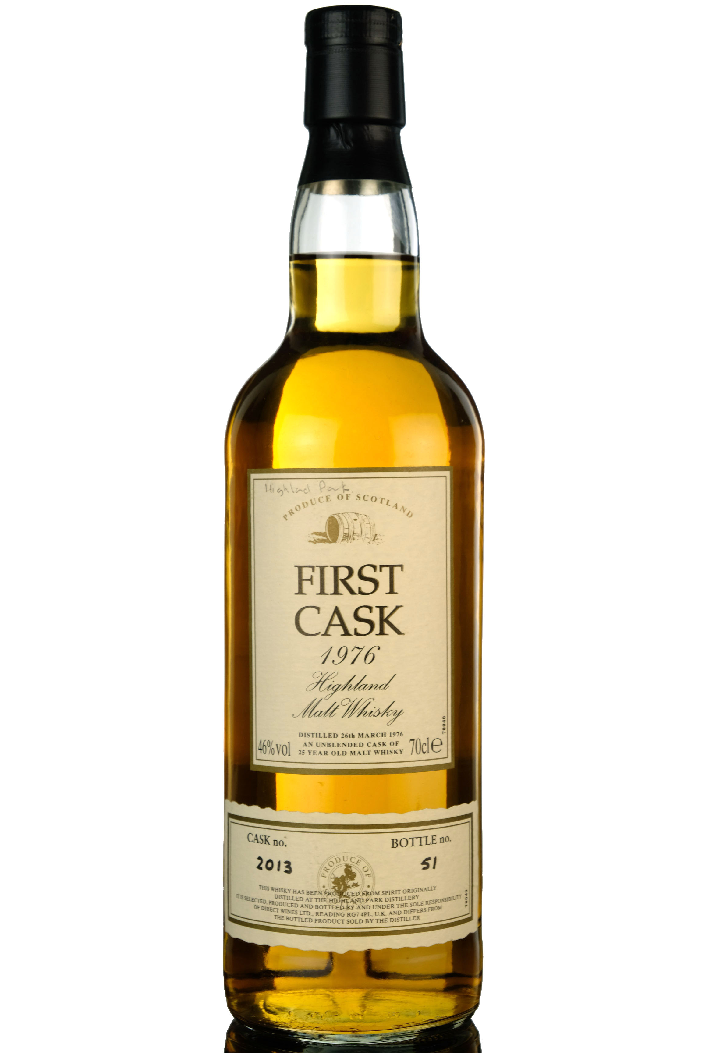 Highland Park 1976 25 First Cask 2013