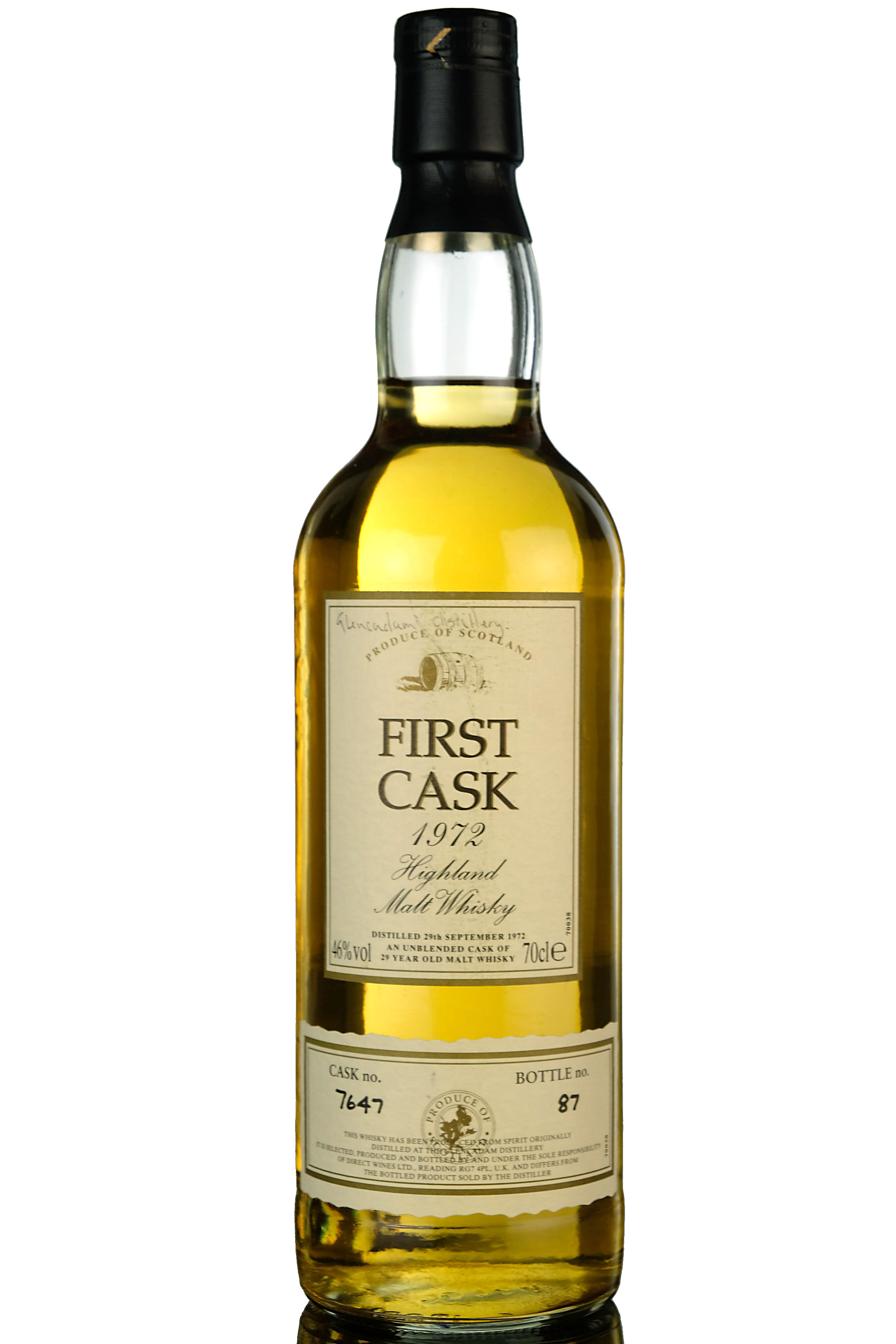 Glencadam 1972 29 First Cask 7647