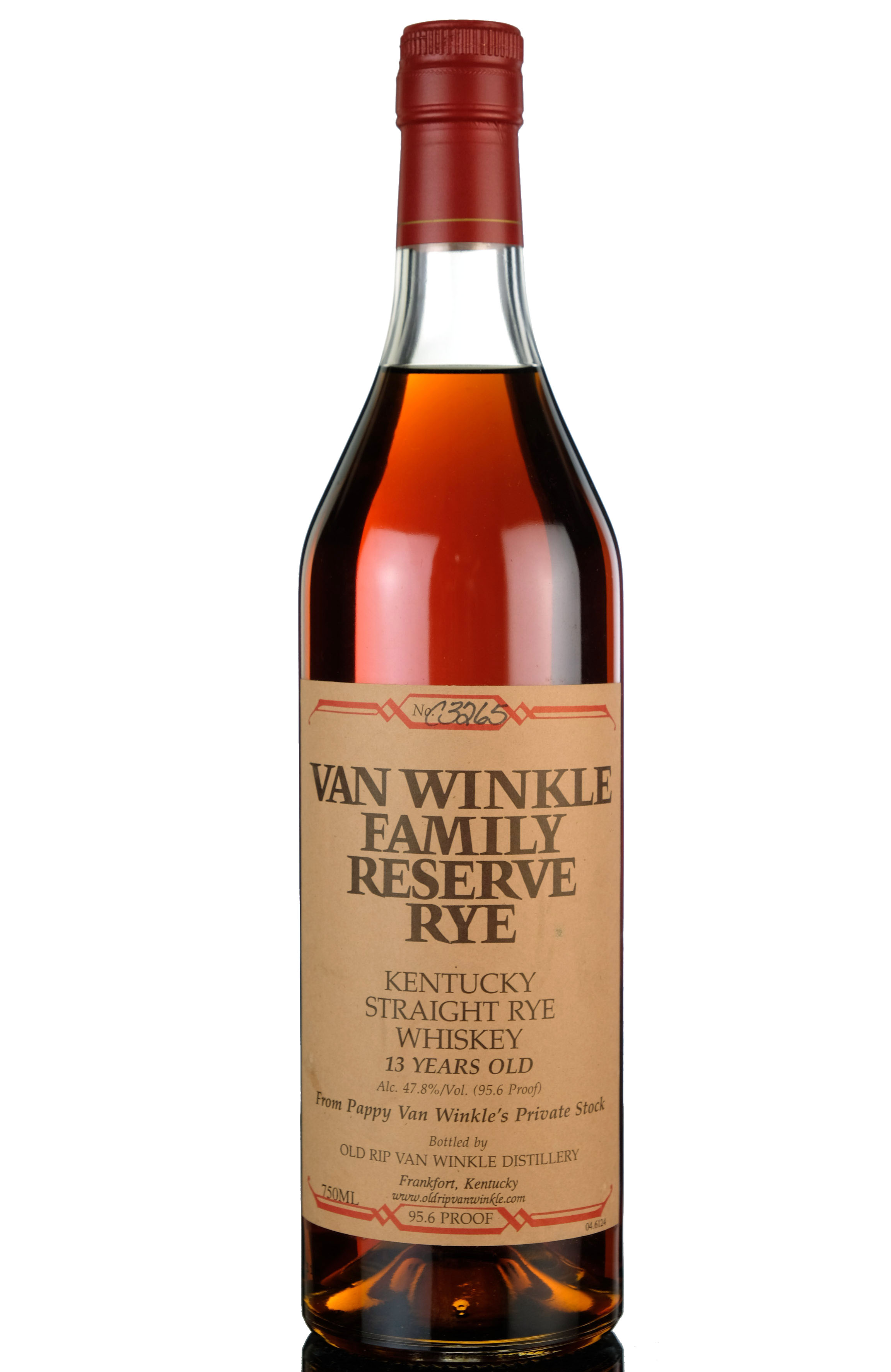 Pappy Van Winkle Family Reserve  13 Year Old  Kentucky Straight Rye Whiskey