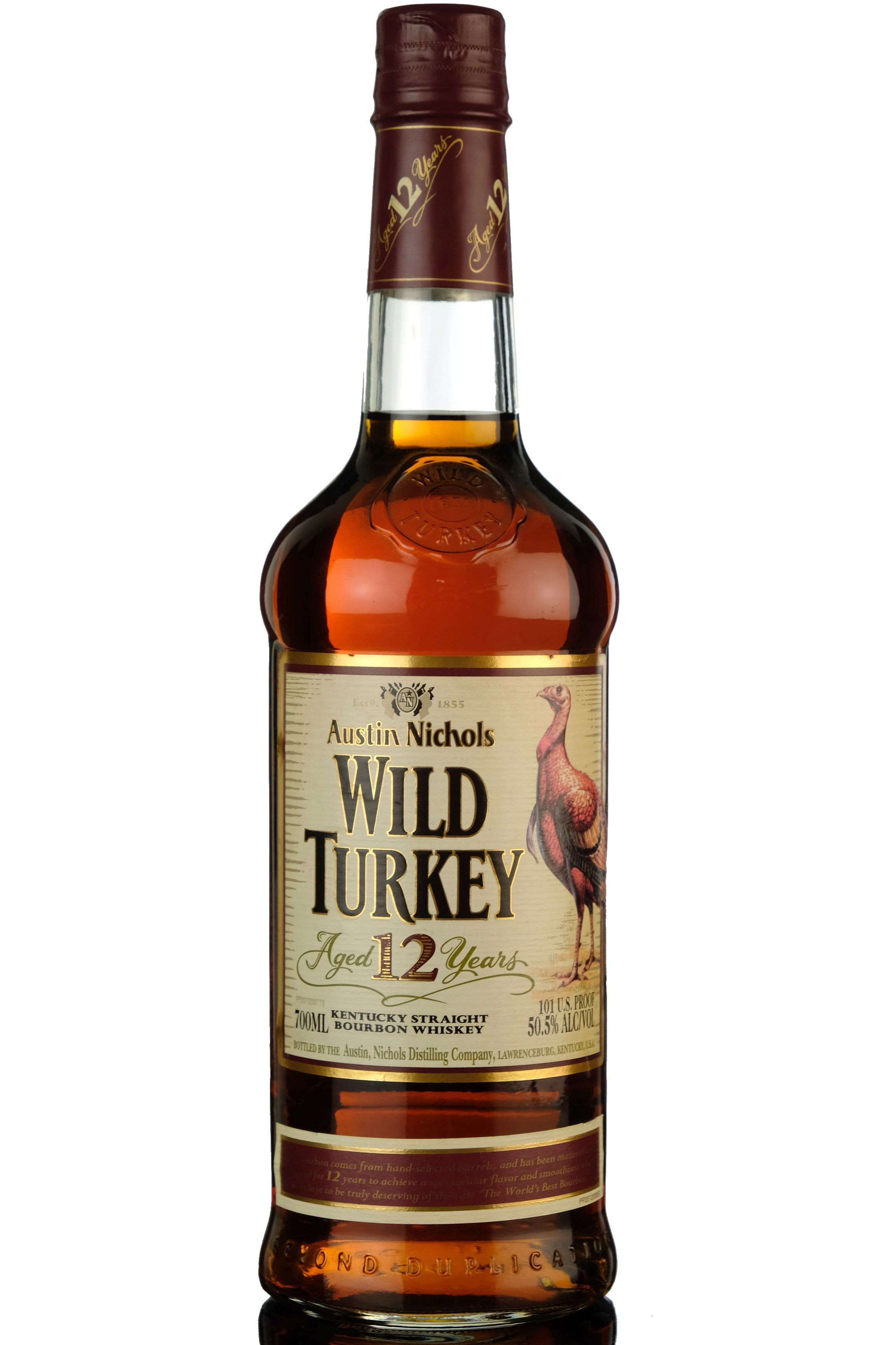 Wild Turkey 12 Year Old Kentucky Straight Bourbon Whiskey