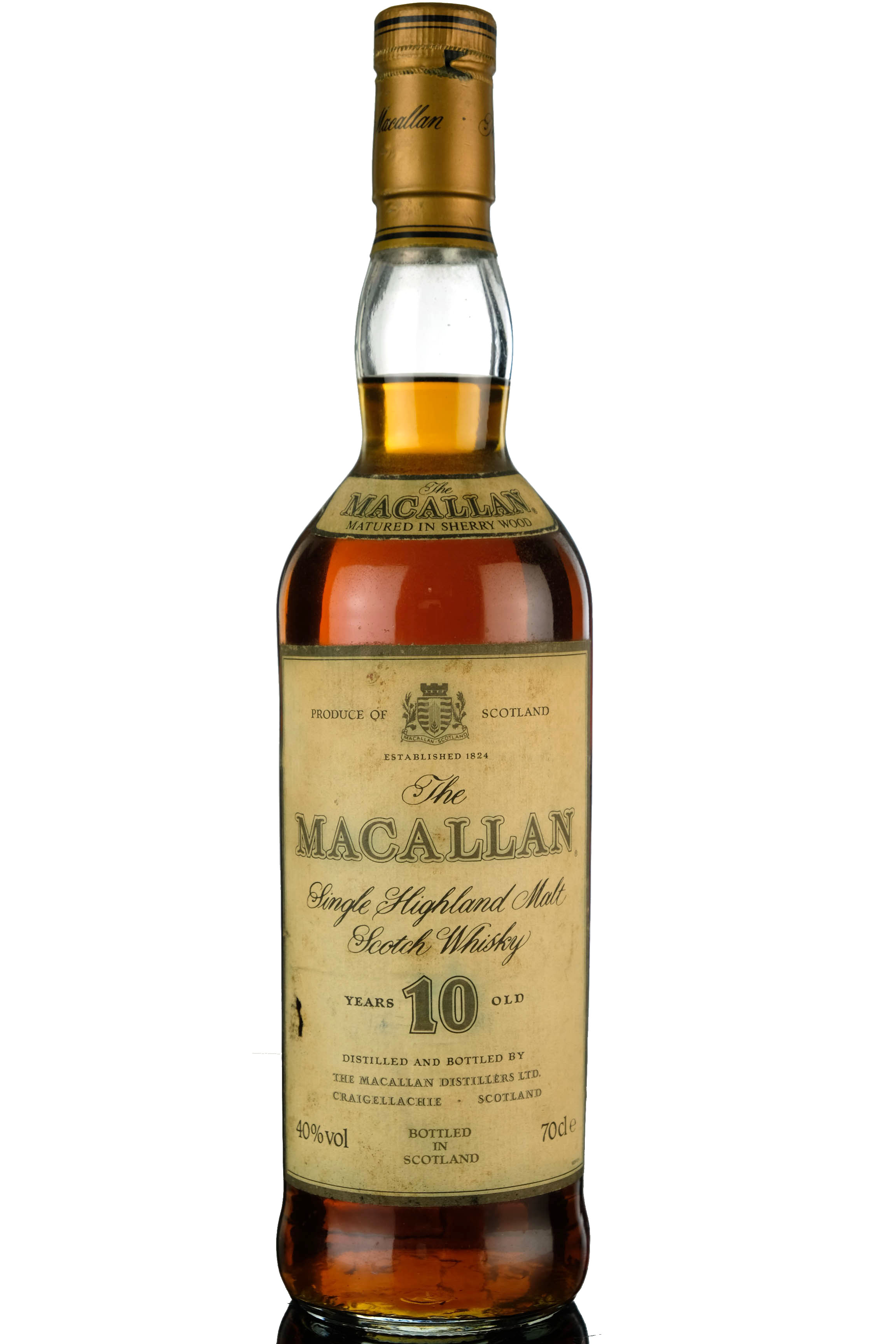 Macallan 10 Year Old - Sherry Cask - 1990s
