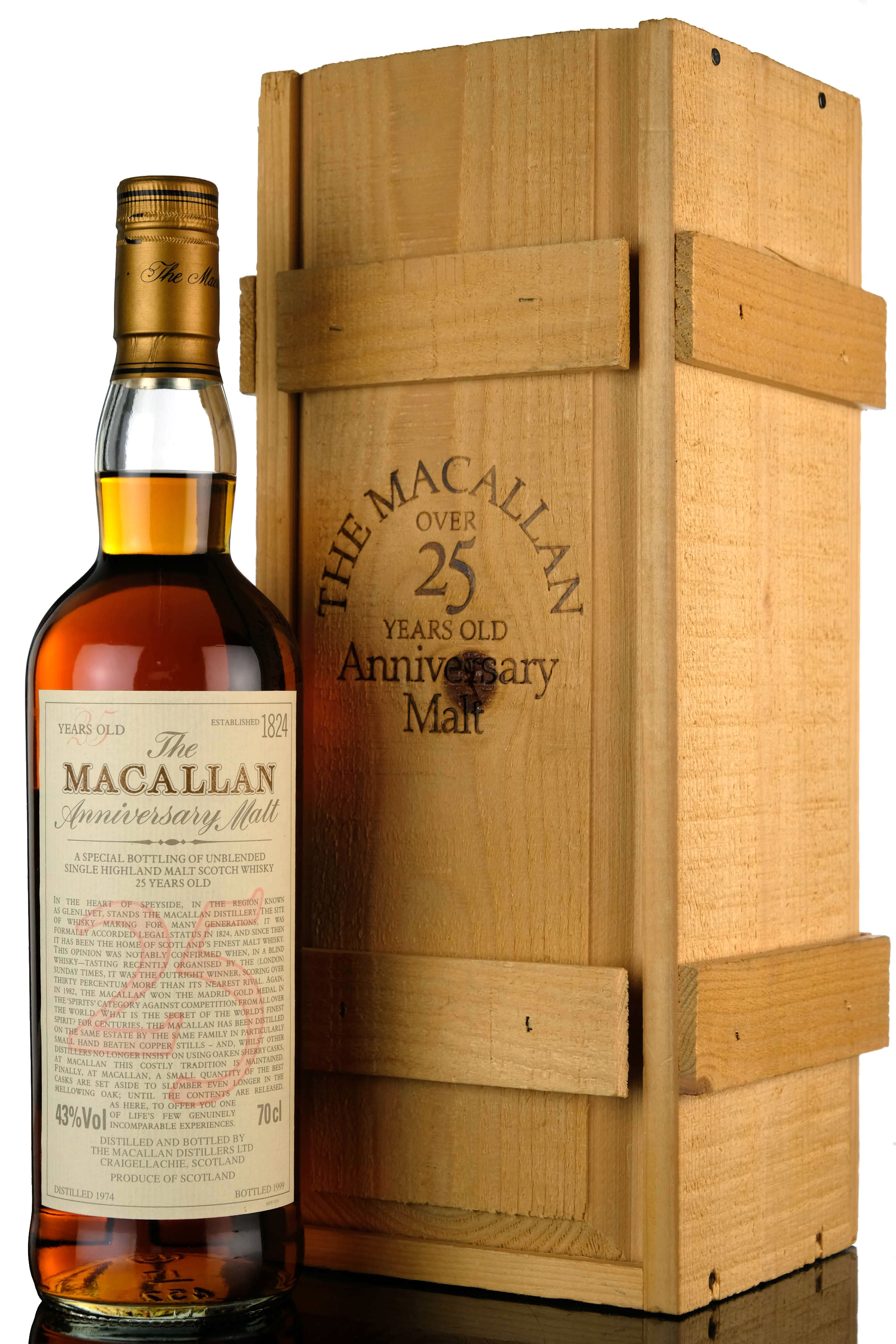 Macallan 1974-1999 - 25 Year Old - Anniversary Malt