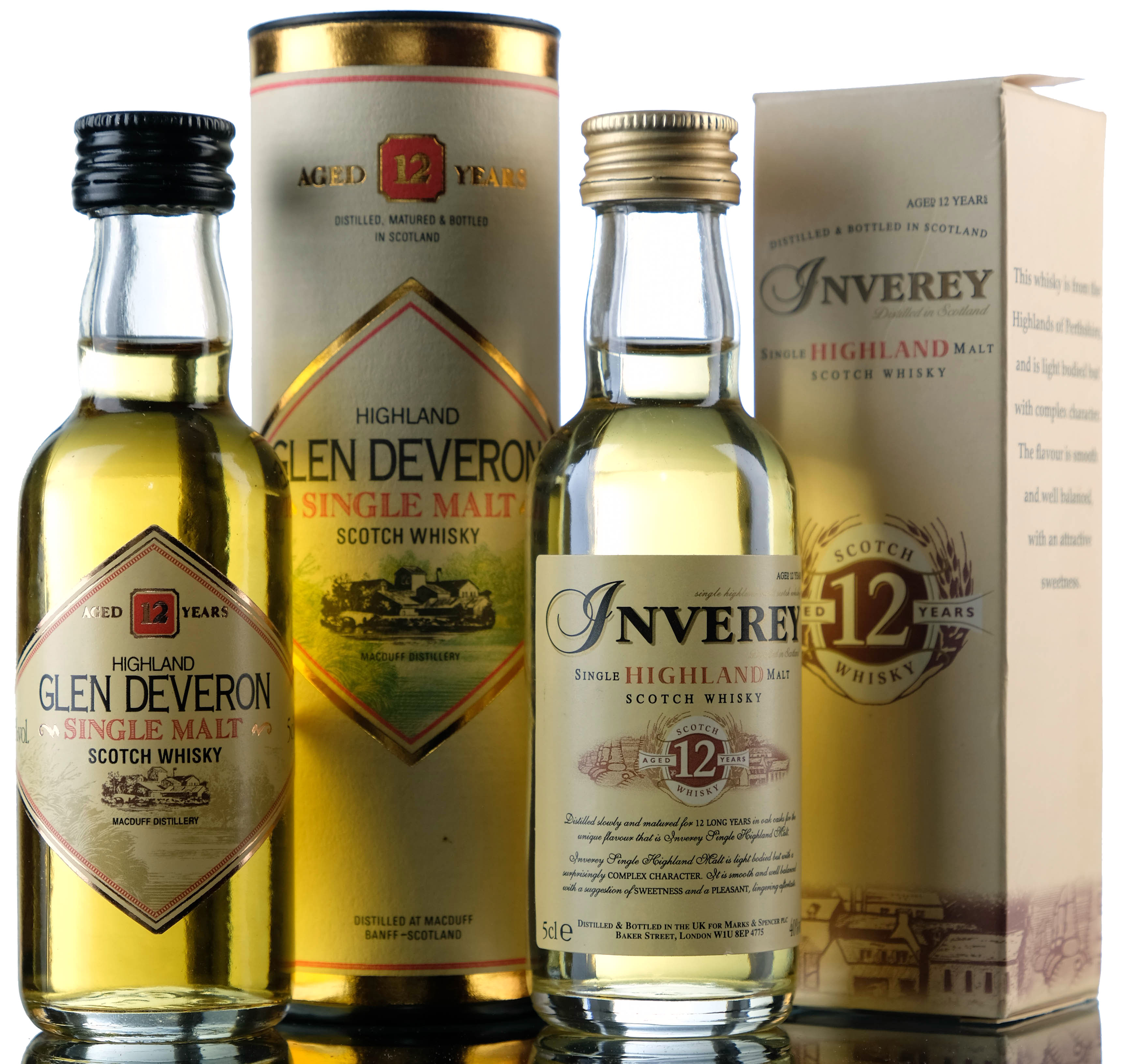 2 x Malt Miniatures