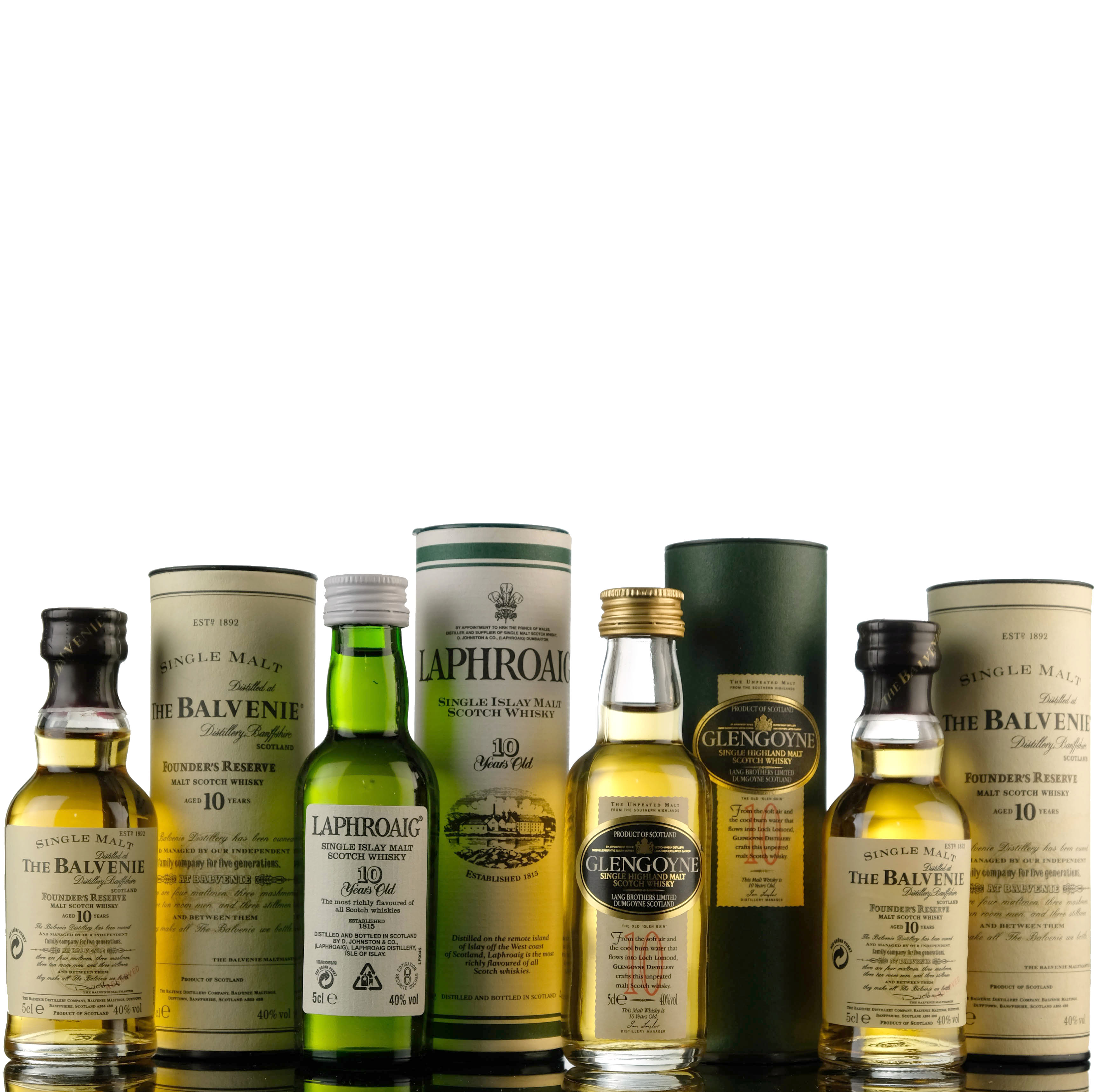 4 x Malt Miniatures
