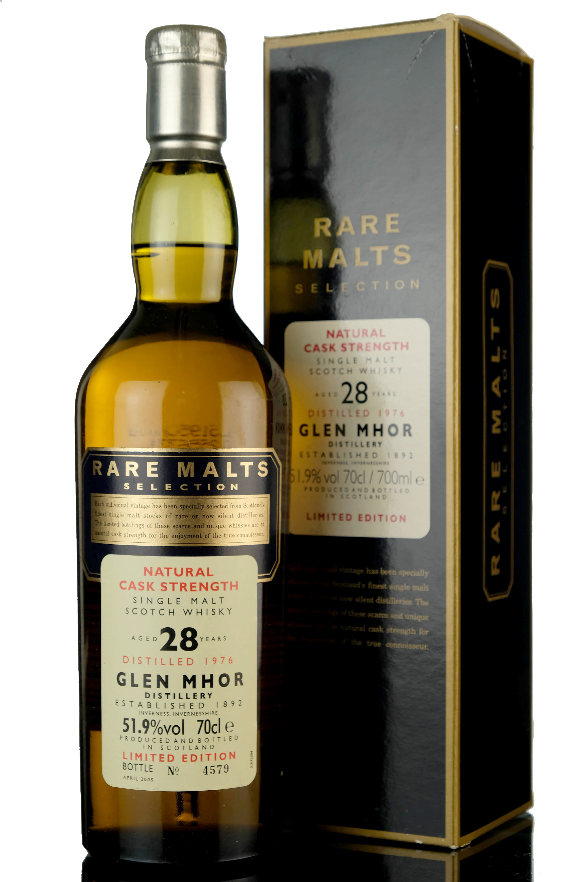 Glen Mhor 1976-2005 - 28 Year Old - Rare Malts 51.9%